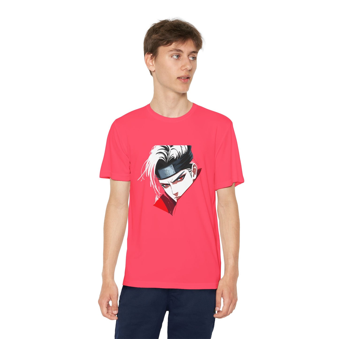 Youth Anime Fighter Tee, Cool Youth T-Shirt, Graphic Tee for Kids, Competition Shirt, Gift for Young Athletes