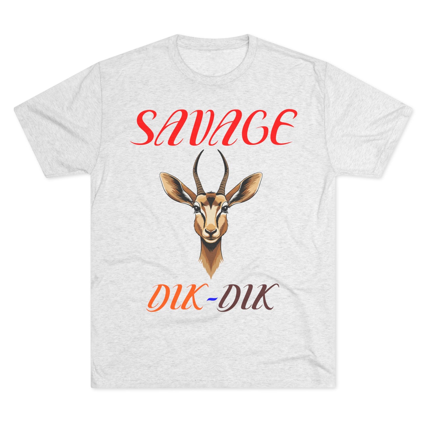 Savage Dik-Dik Unisex Tee - Trendy Graphic T-Shirt, Perfect for Casual Wear, Gift for Wildlife Lovers, Fun Statement Tee