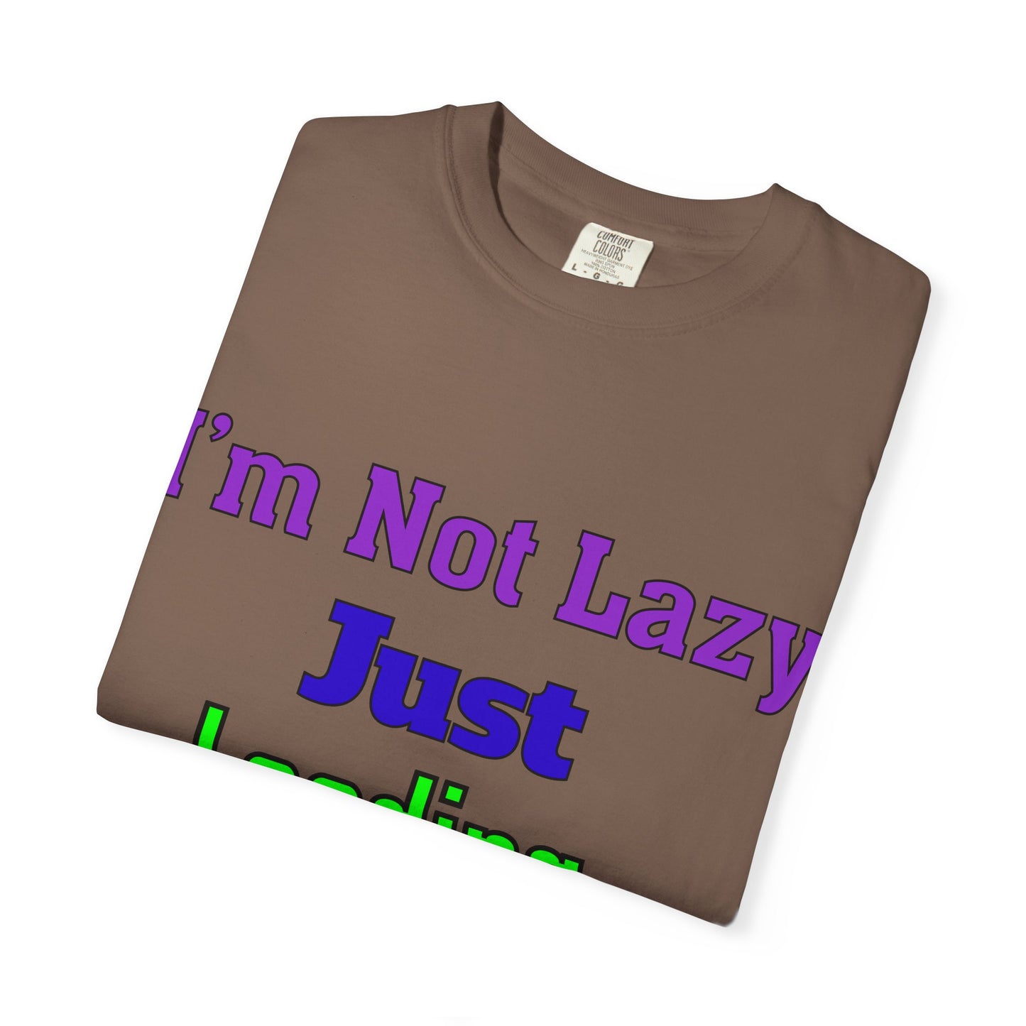 Humorous Unisex T-shirt - 'I'm Not Lazy Just Loading Brilliance', Funny Gift, Casual Wear, Everyday Tee, Meme Shirt