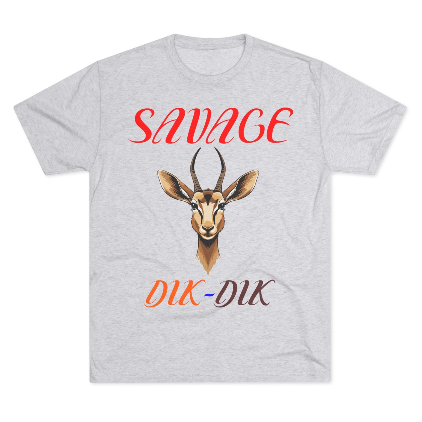 Savage Dik-Dik Unisex Tee - Trendy Graphic T-Shirt, Perfect for Casual Wear, Gift for Wildlife Lovers, Fun Statement Tee