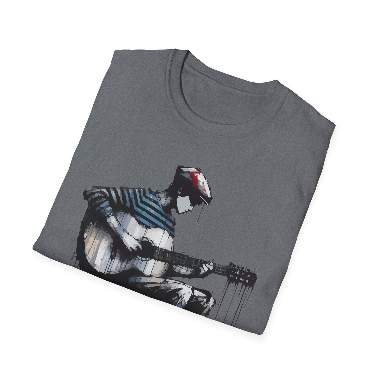 Artistic Guitarist Unisex T-Shirt | Music Lover Gift, Casual Wear, Festival Apparel, Creative Style, Unique Design