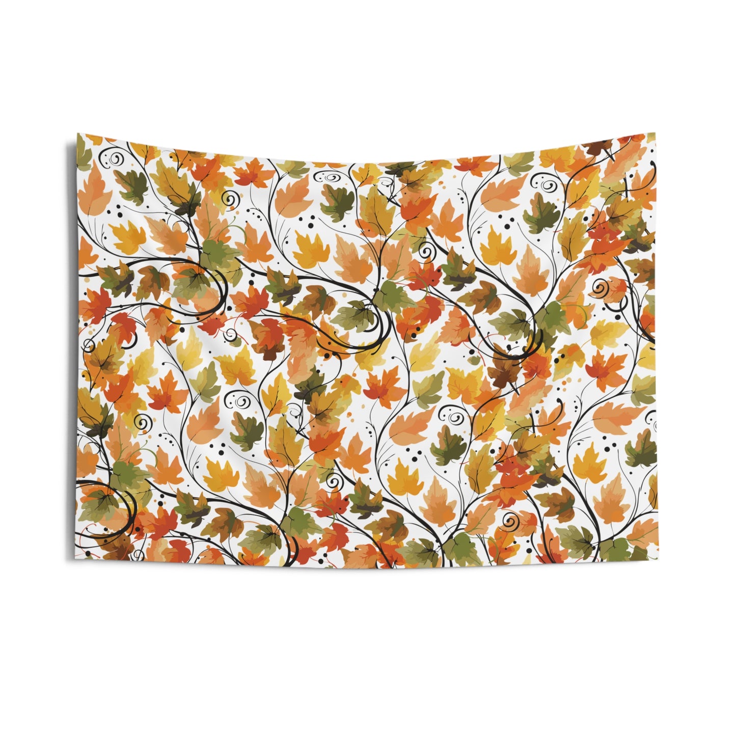 Autumn Leaf Wall Tapestry - Cozy Home Decor, Nature-Inspired Art, Fall Aesthetic, Seasonal Room Accent, Perfect for Thanksgiving
