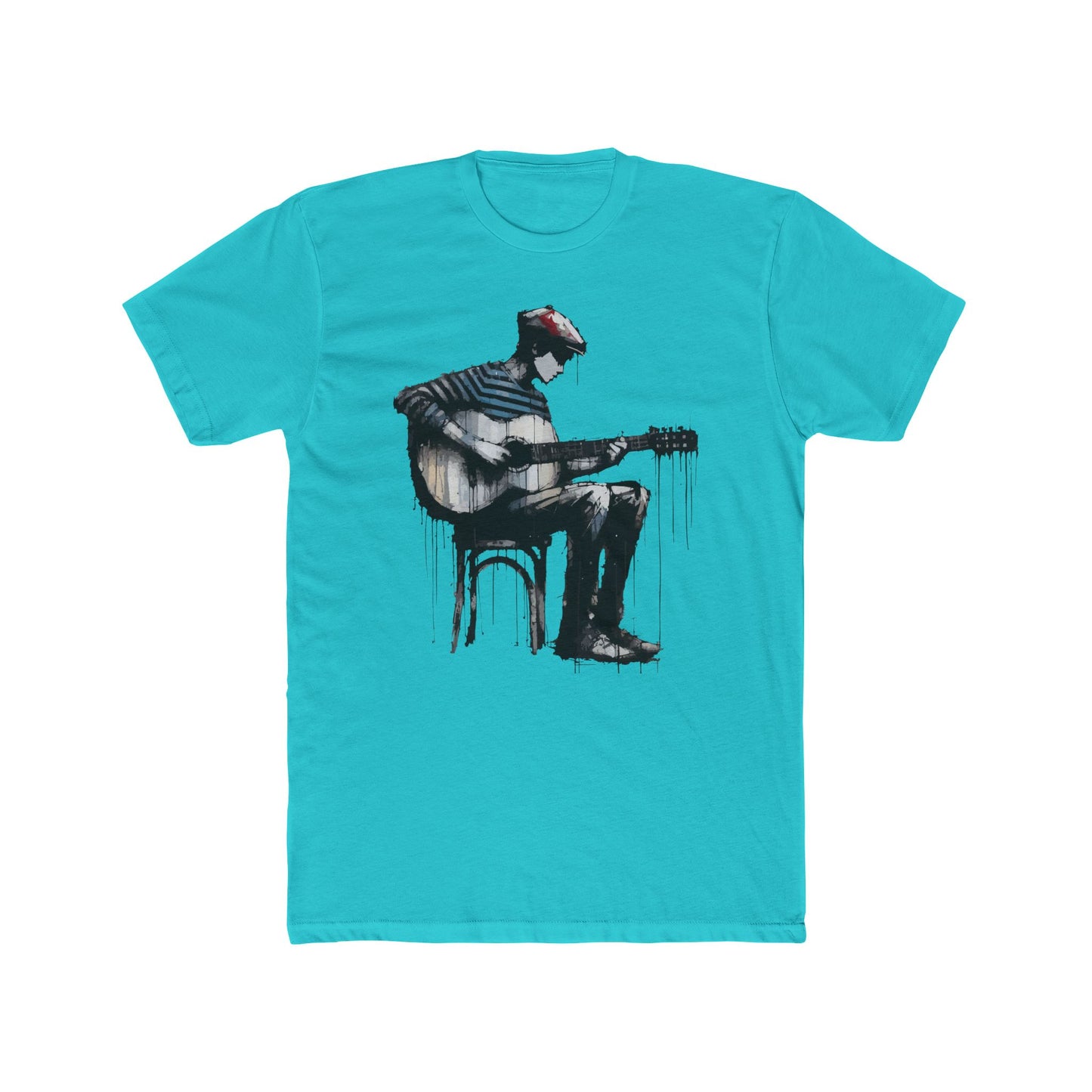 Artistic Musician Unisex Tee, Perfect Gift for Musicians, Creative Souls, Music Lovers, Art Festival, Casual Wear