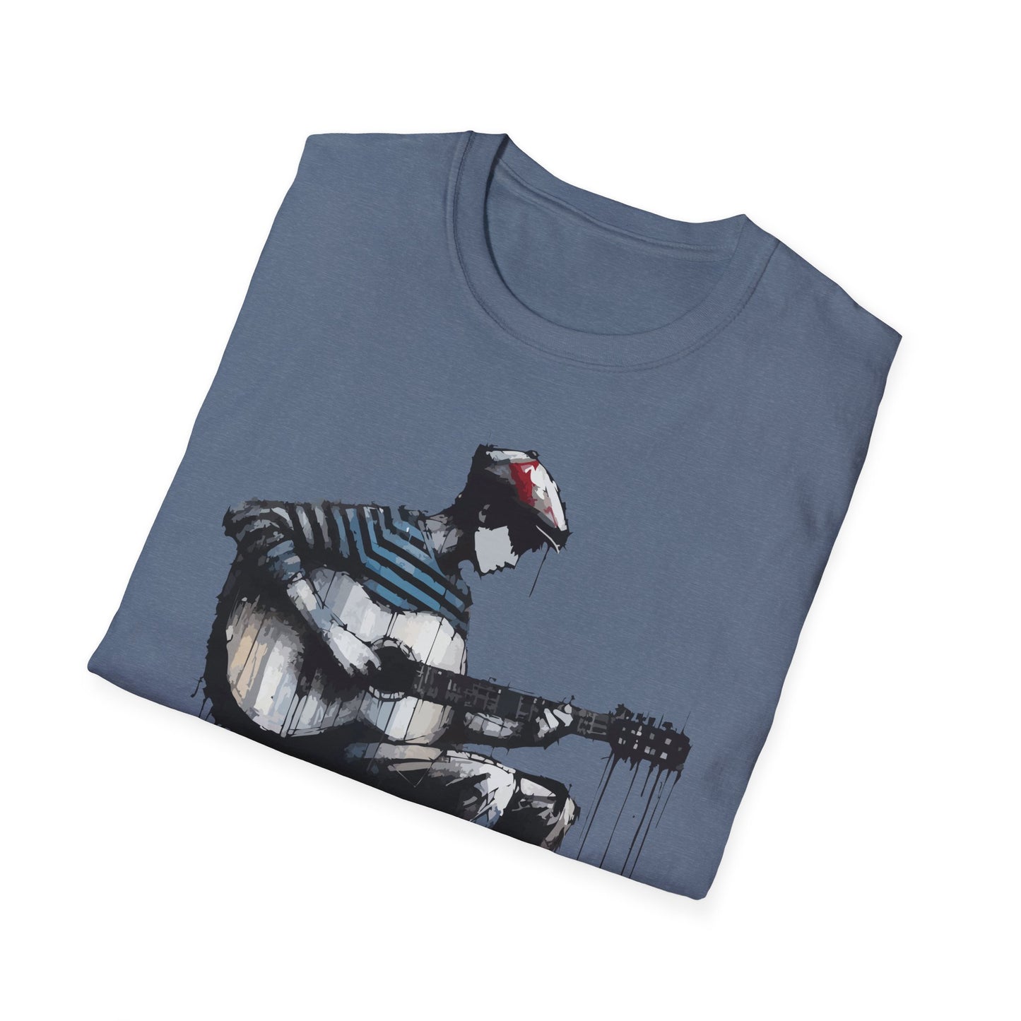 Artistic Guitarist Unisex T-Shirt | Music Lover Gift, Casual Wear, Festival Apparel, Creative Style, Unique Design