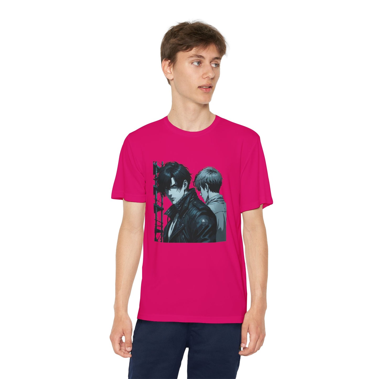 Youth Competitor Tee, Cool Graphic Tee, Urban Youth Shirt, Trendy Casual Wear, Unique Style T-Shirt, Statement Youth Apparel
