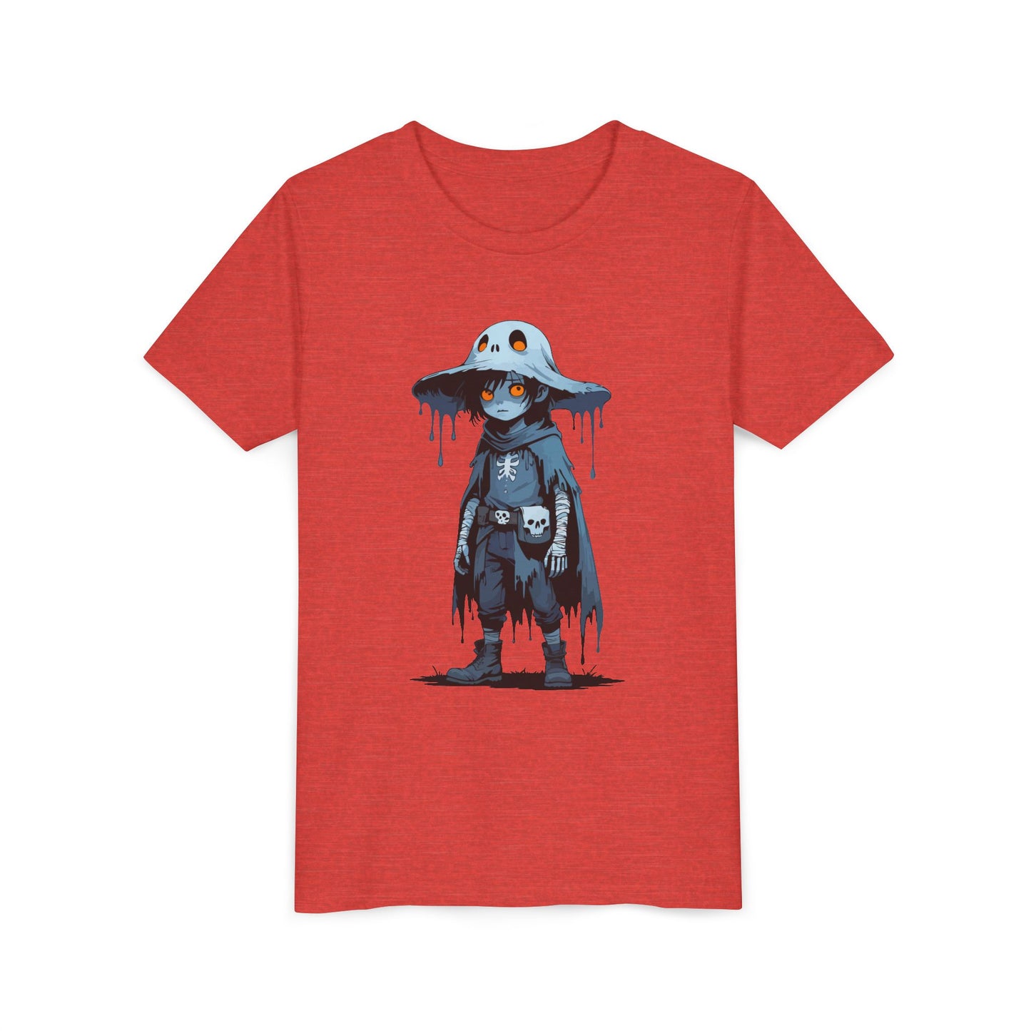 Youth Short Sleeve Graphic Tee, Cool Cartoon T-Shirt for Kids, Unique Gift for Birthdays, Halloween, Playtime, Easygoing Style