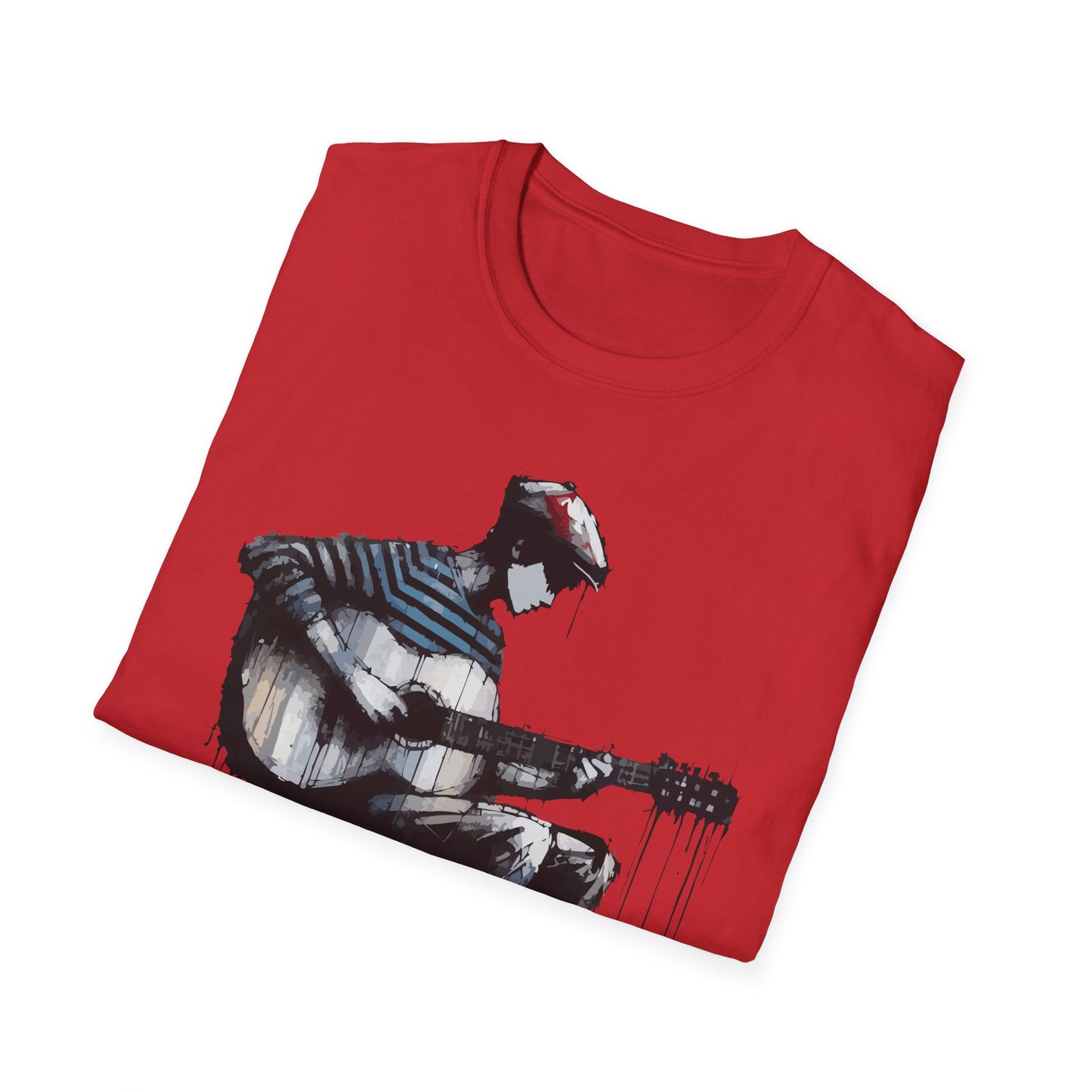 Artistic Guitarist Unisex T-Shirt | Music Lover Gift, Casual Wear, Festival Apparel, Creative Style, Unique Design