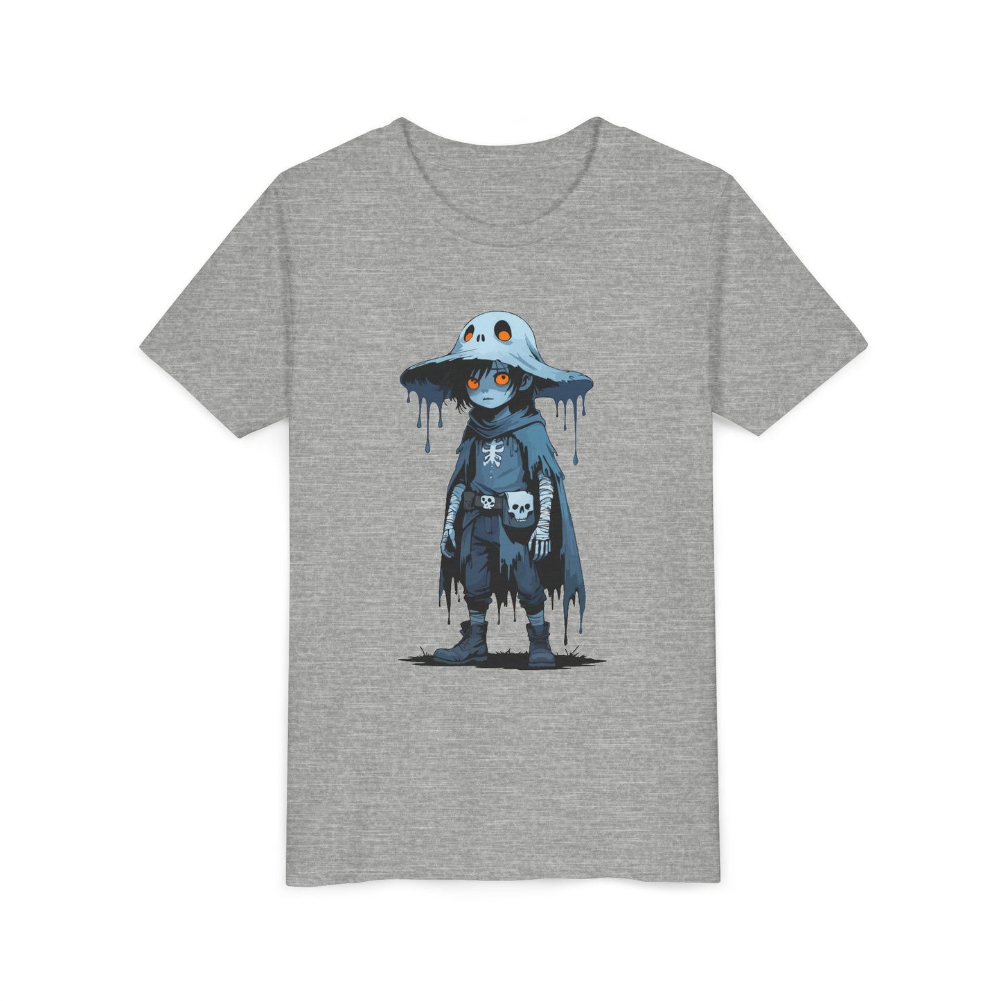 Youth Short Sleeve Graphic Tee, Cool Cartoon T-Shirt for Kids, Unique Gift for Birthdays, Halloween, Playtime, Easygoing Style