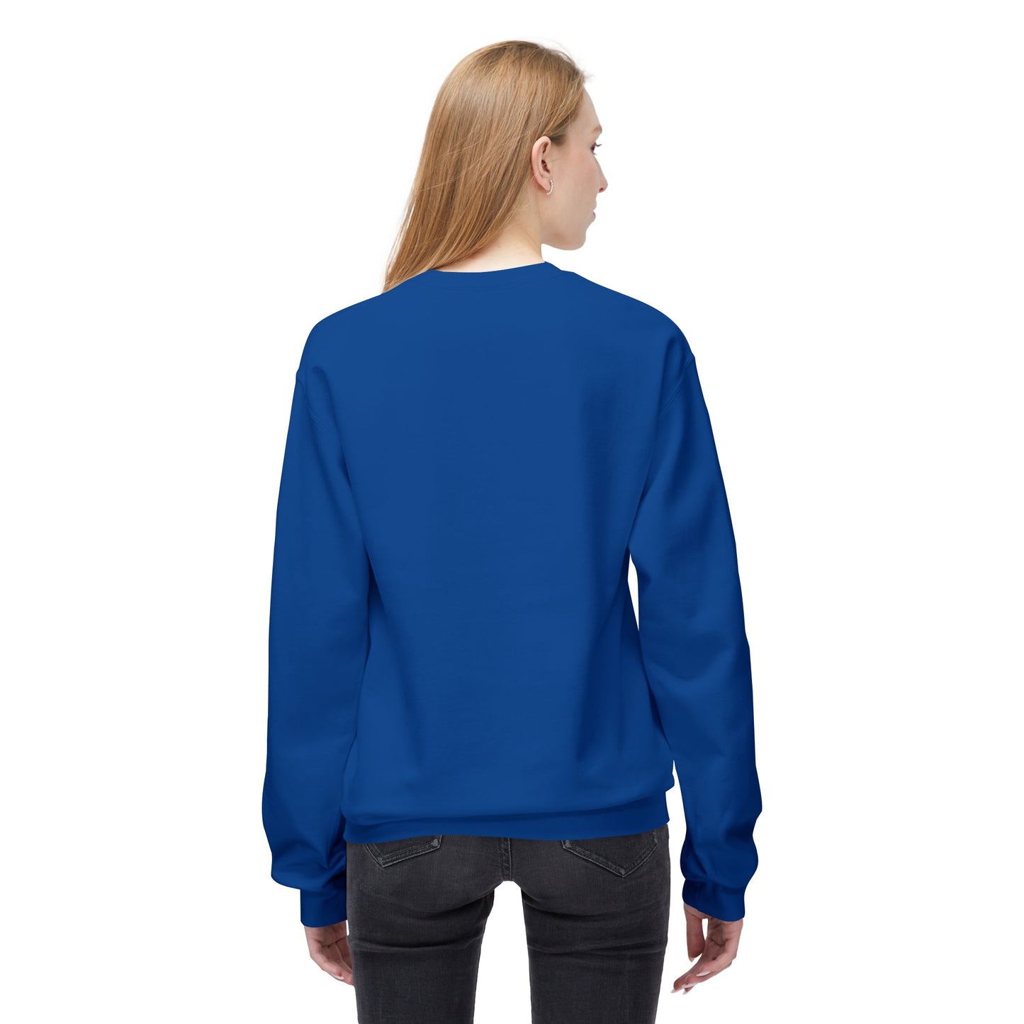 Unisex Fleece Crewneck Sweatshirt with Retro Art, Vintage Graphic Sweater, Casual Wear for Art Lovers, Gift for Him/Her, Cozy Relaxed Style