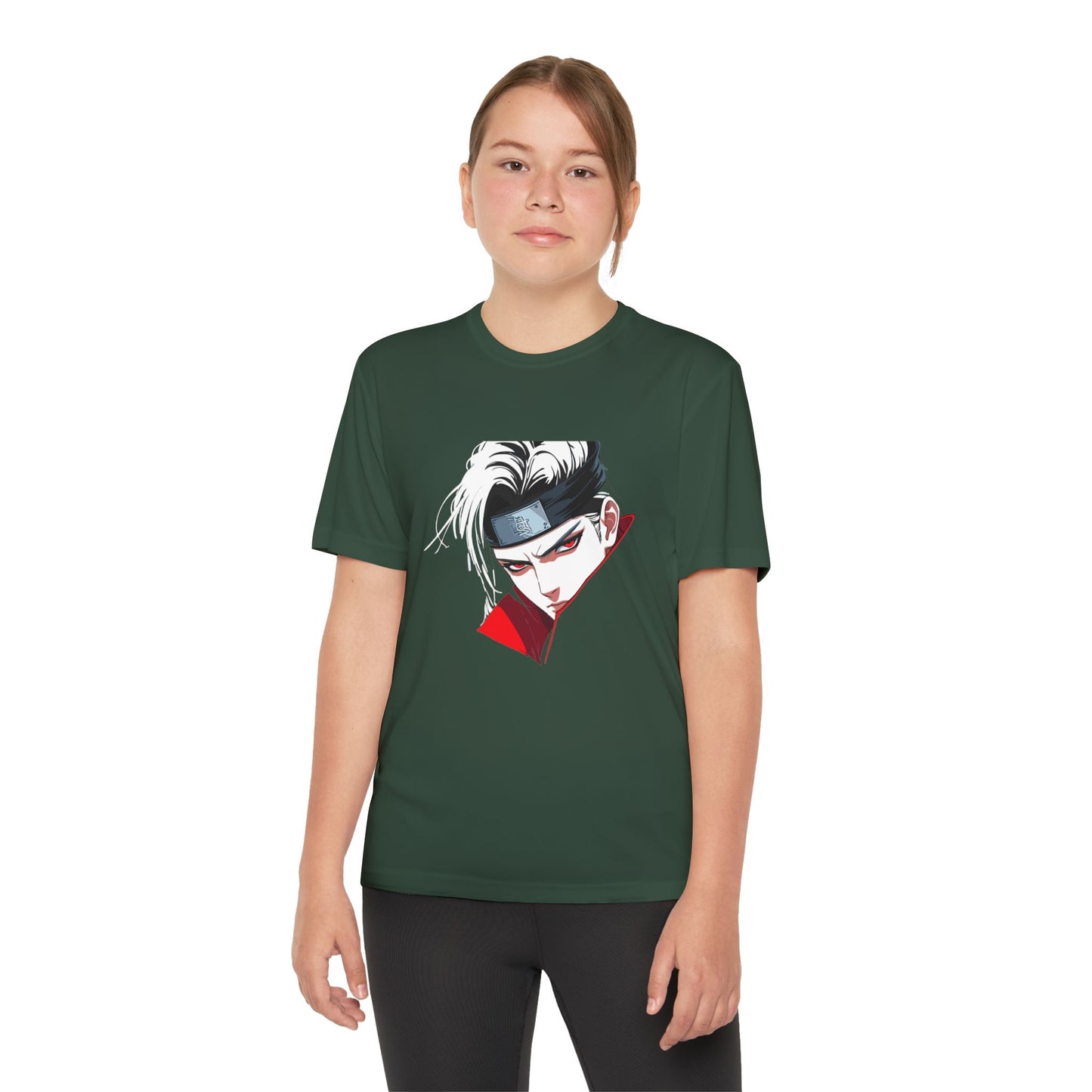 Youth Anime Fighter Tee, Cool Youth T-Shirt, Graphic Tee for Kids, Competition Shirt, Gift for Young Athletes