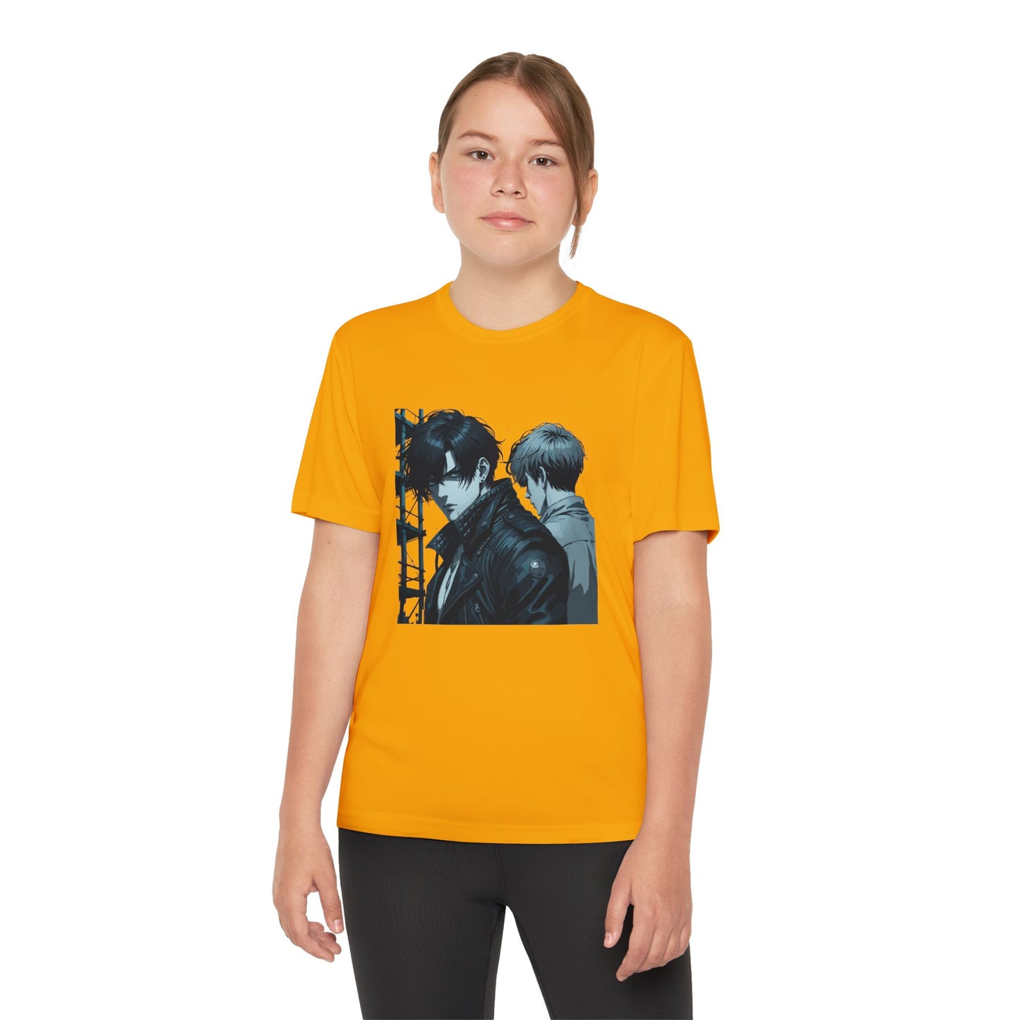 Youth Competitor Tee, Cool Graphic Tee, Urban Youth Shirt, Trendy Casual Wear, Unique Style T-Shirt, Statement Youth Apparel