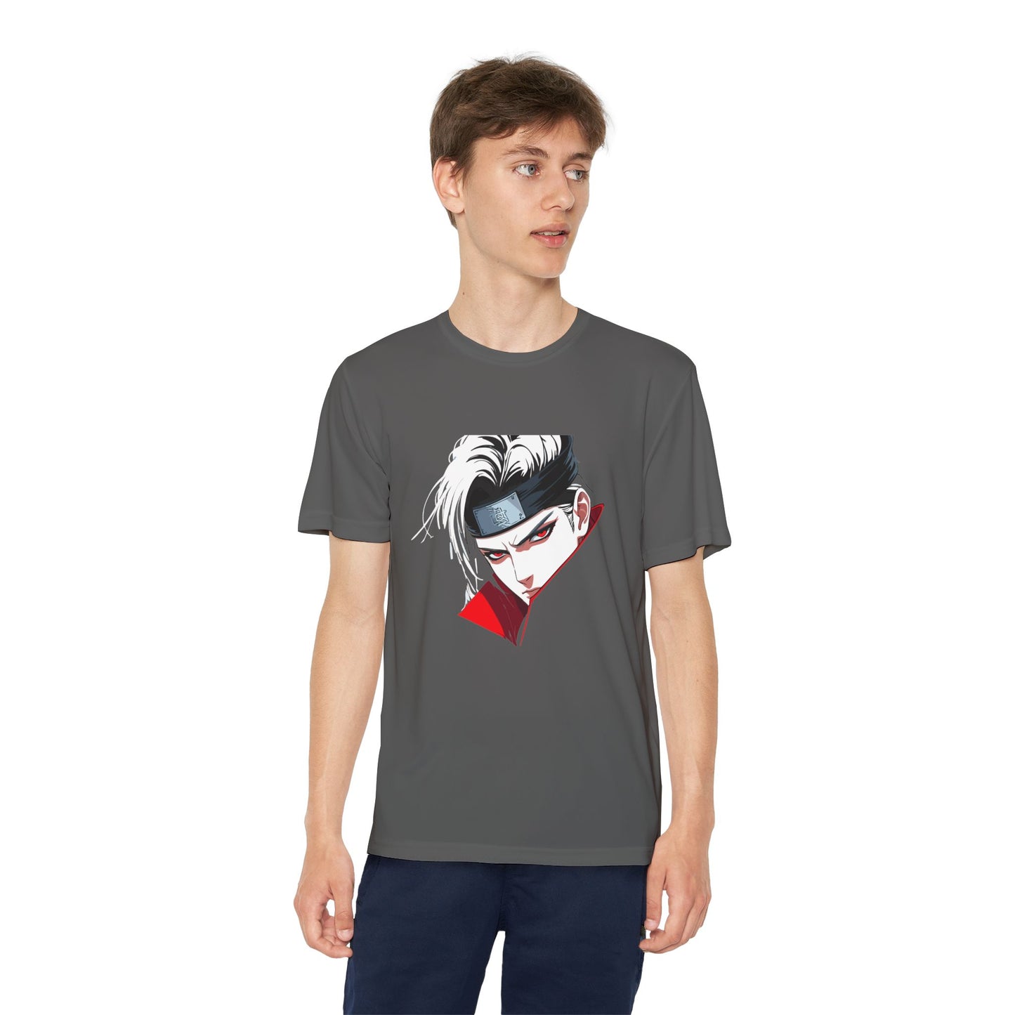 Youth Anime Fighter Tee, Cool Youth T-Shirt, Graphic Tee for Kids, Competition Shirt, Gift for Young Athletes