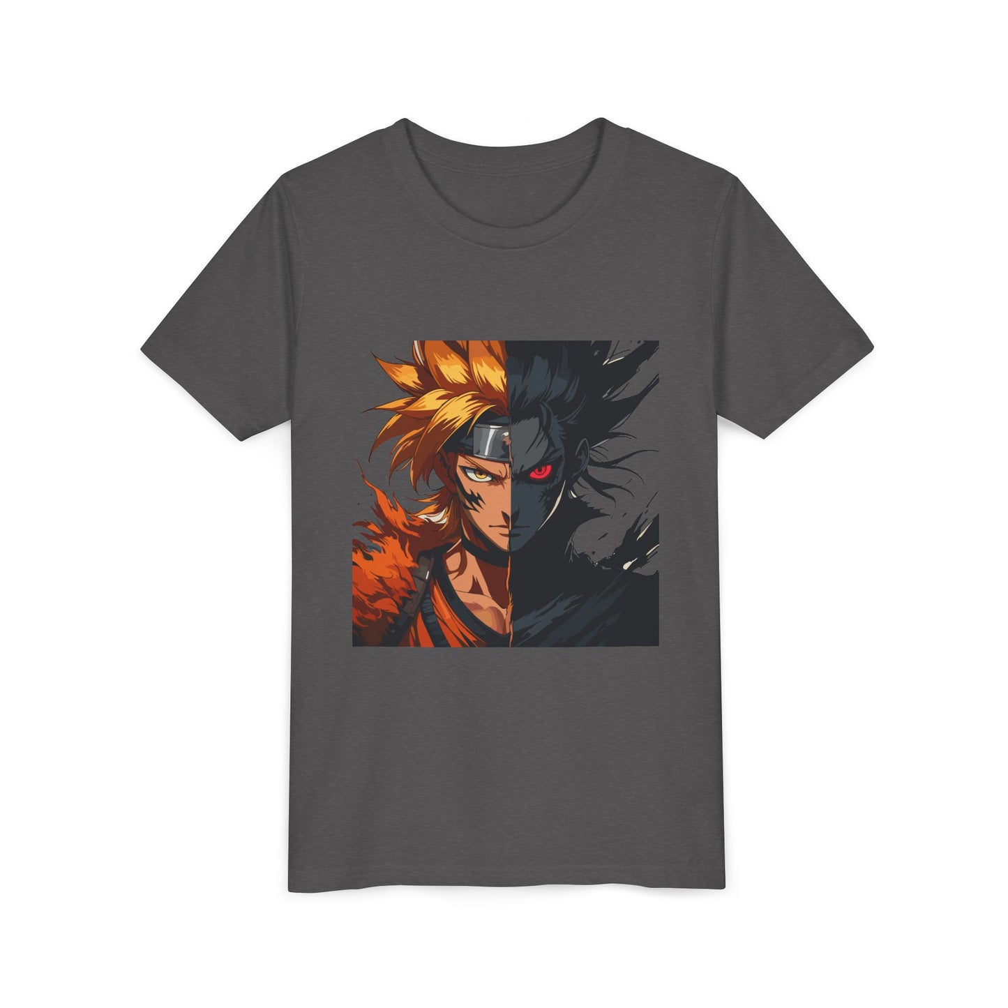Youth Short Sleeve Anime Tee - Cool Graphic Tee, Gift for Kids, Stylish Summer Shirt, Trendy Youth Apparel, Anime Lovers T-Shirt