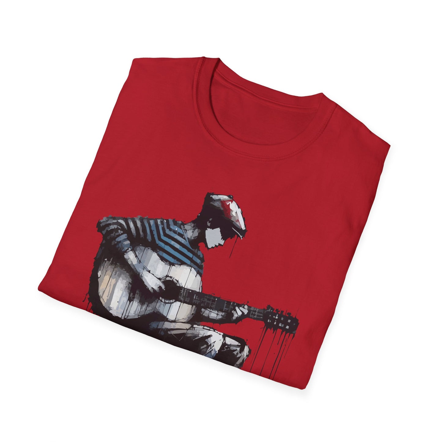 Artistic Guitarist Unisex T-Shirt | Music Lover Gift, Casual Wear, Festival Apparel, Creative Style, Unique Design