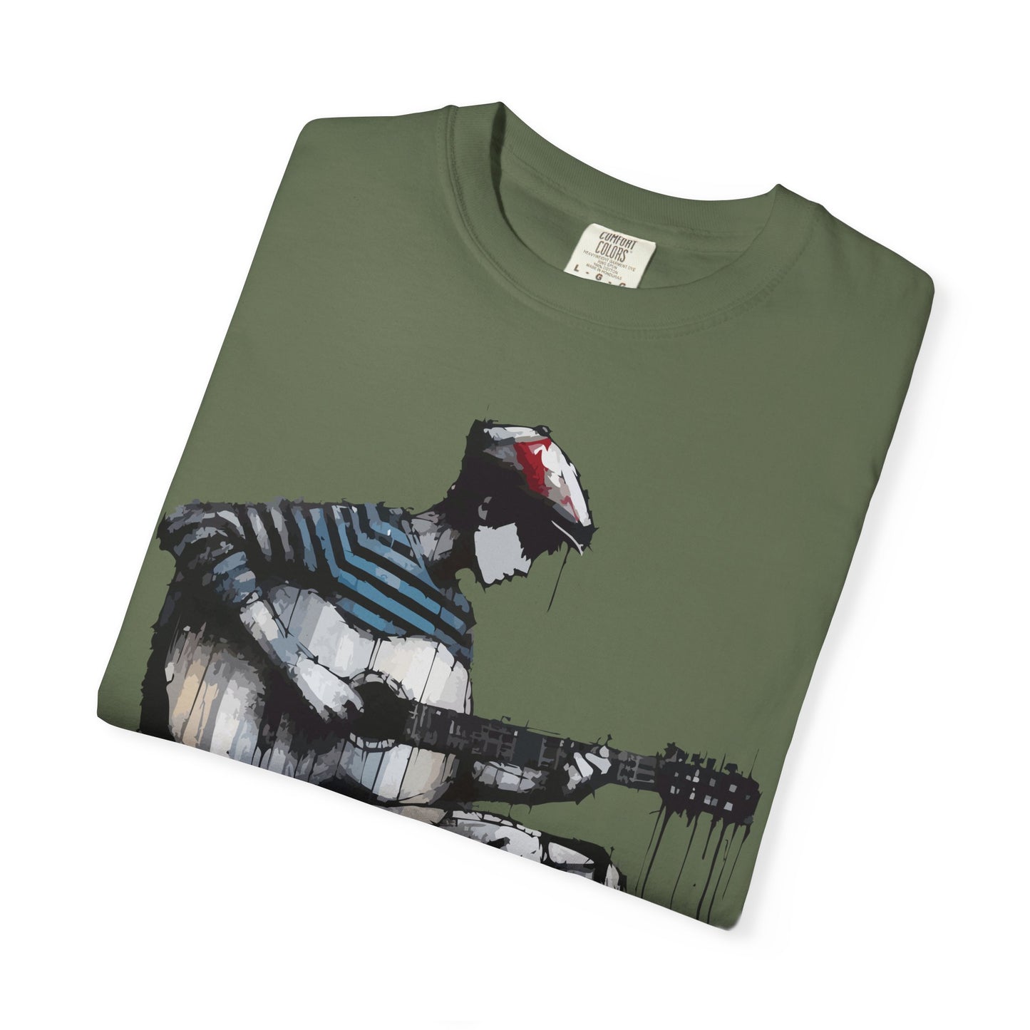 Artistic Guitarist Unisex T-shirt, Music Lover Gift, Bohemian Style Tee, Unisex Gift, Casual Wear