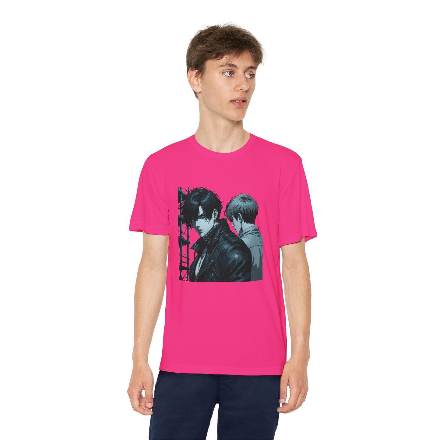 Youth Competitor Tee, Cool Graphic Tee, Urban Youth Shirt, Trendy Casual Wear, Unique Style T-Shirt, Statement Youth Apparel