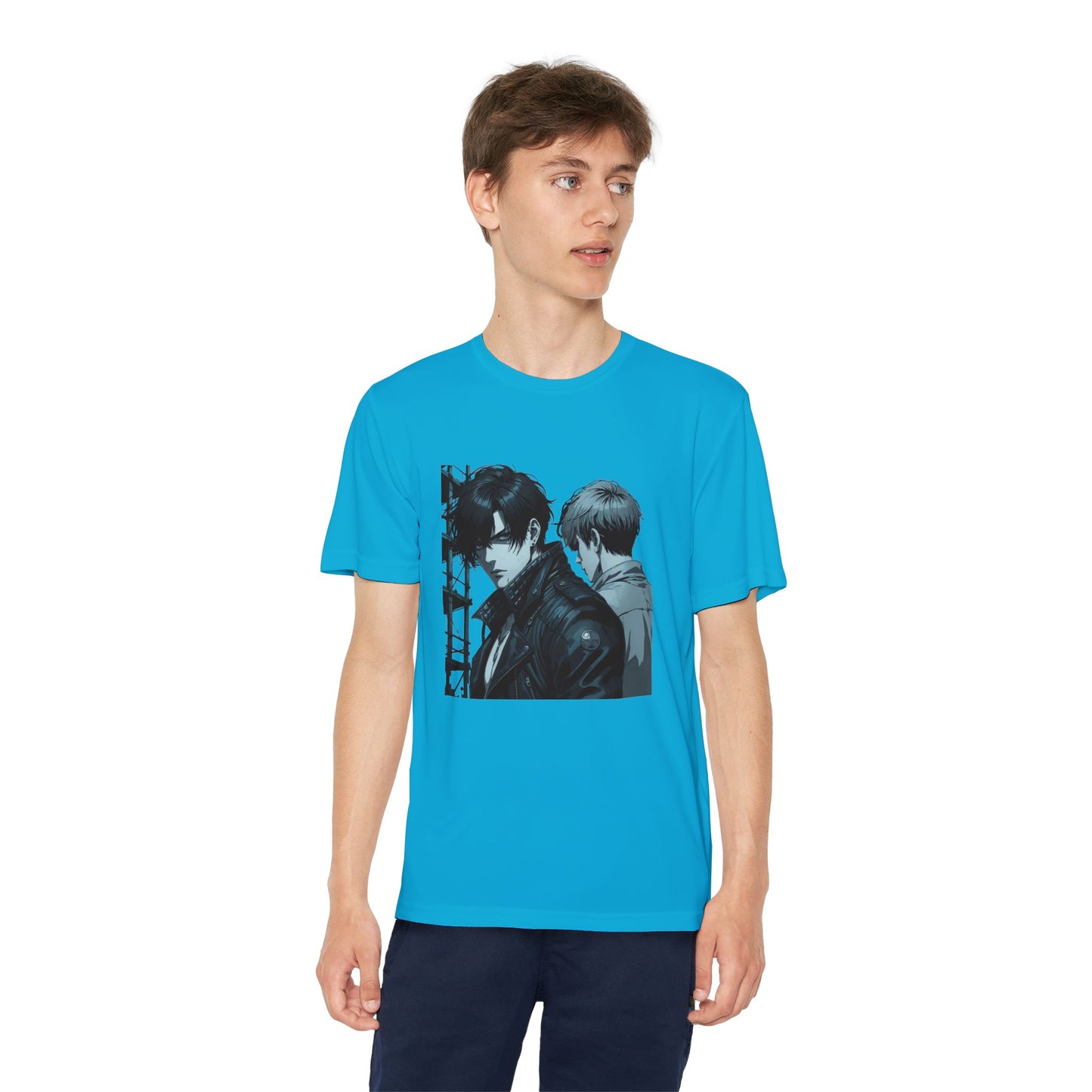 Youth Competitor Tee, Cool Graphic Tee, Urban Youth Shirt, Trendy Casual Wear, Unique Style T-Shirt, Statement Youth Apparel