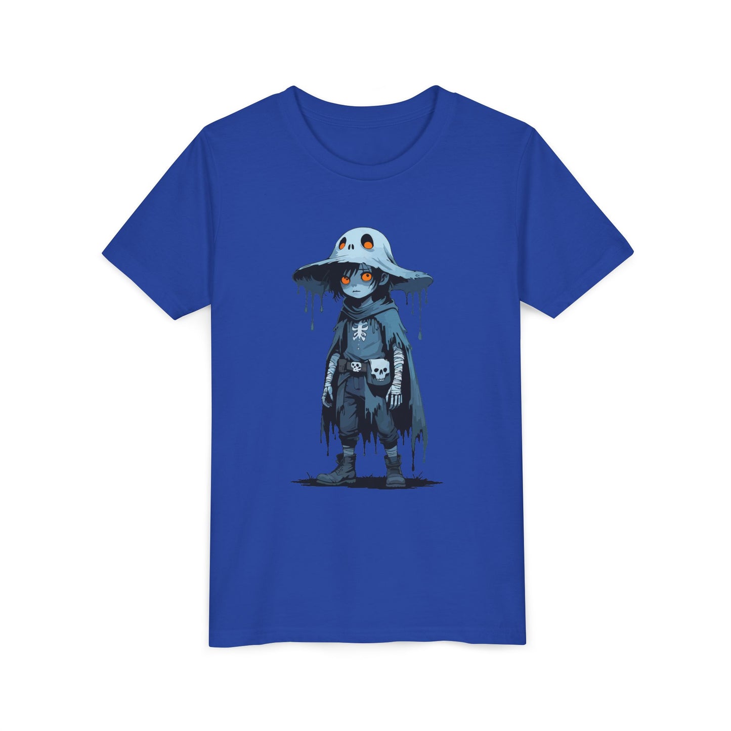 Youth Short Sleeve Graphic Tee, Cool Cartoon T-Shirt for Kids, Unique Gift for Birthdays, Halloween, Playtime, Easygoing Style