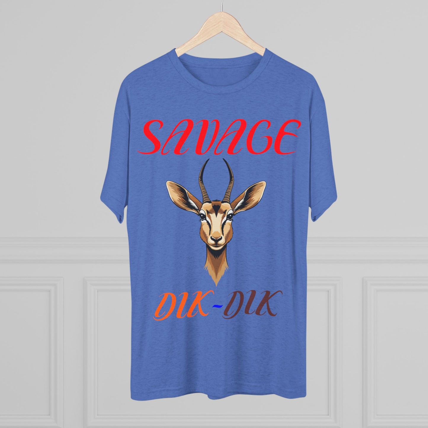 Savage Dik-Dik Unisex Tee - Trendy Graphic T-Shirt, Perfect for Casual Wear, Gift for Wildlife Lovers, Fun Statement Tee