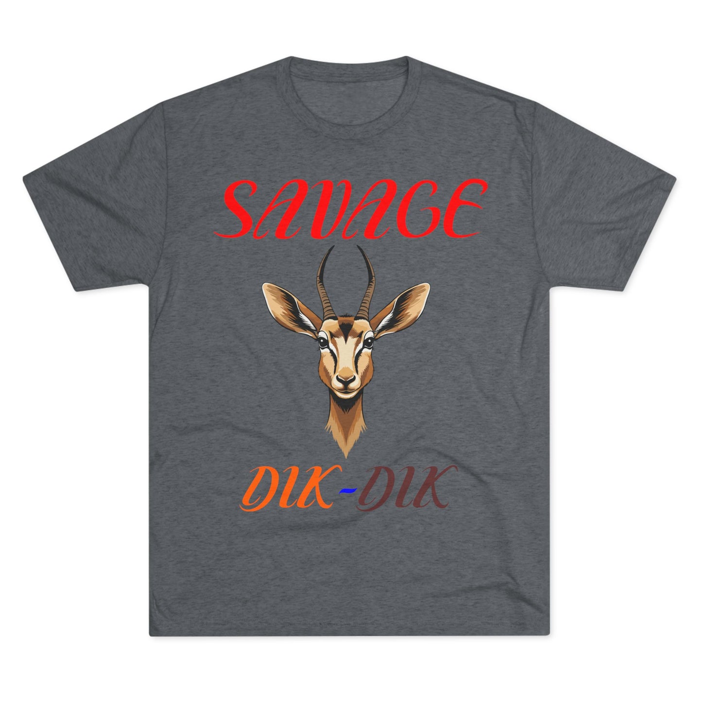 Savage Dik-Dik Unisex Tee - Trendy Graphic T-Shirt, Perfect for Casual Wear, Gift for Wildlife Lovers, Fun Statement Tee