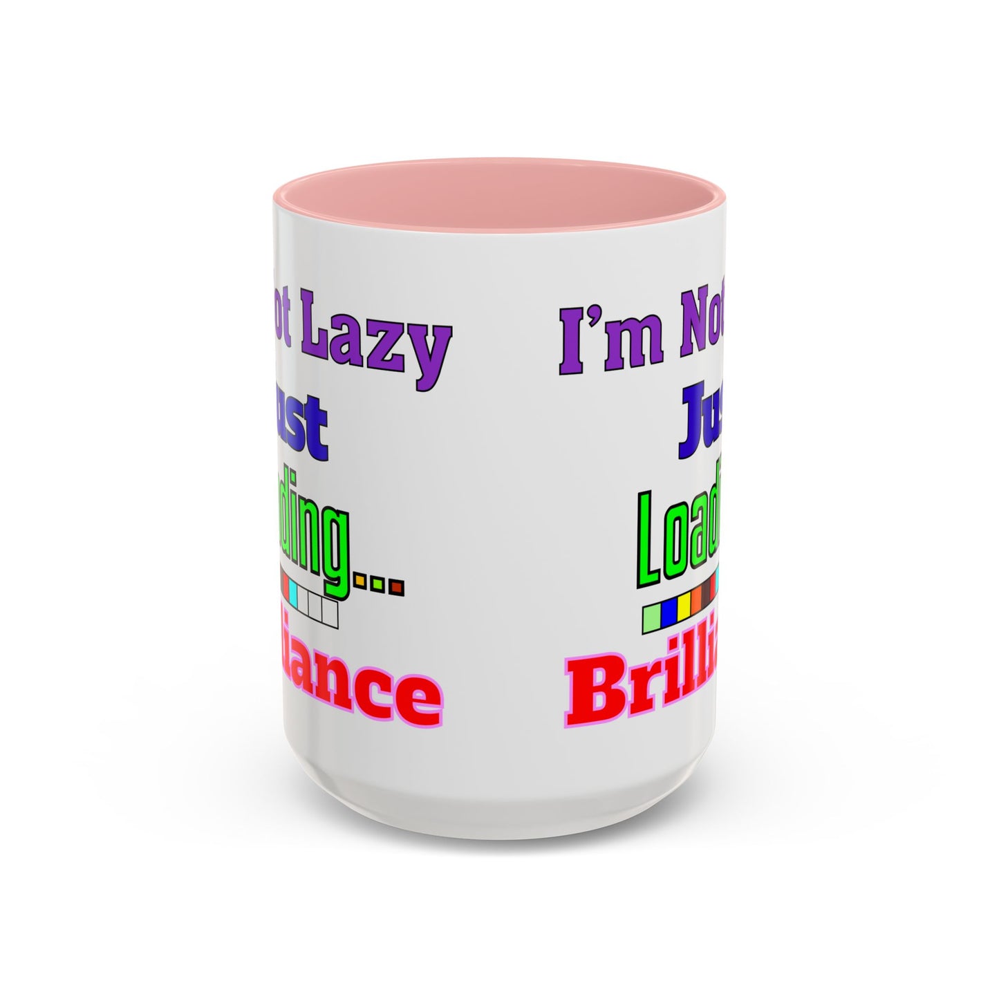 Accent Coffee Mug - I'm Not Lazy, Just Loading... Perfect Gift for Tech Lovers, Office Humor, Programmers, Coffee Lovers, Birthday