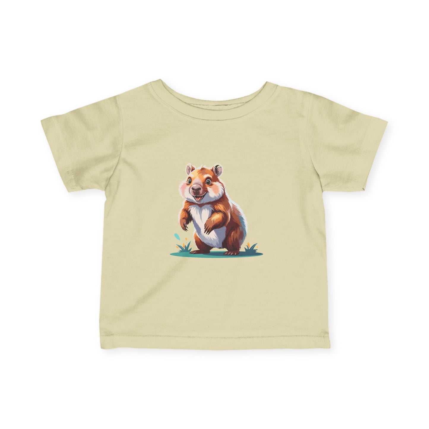 Adorable Wombat Tee, Baby T-Shirt, Toddler Gift, Cute Apparel, Birthday Outfit, Animal Lover's Fashion