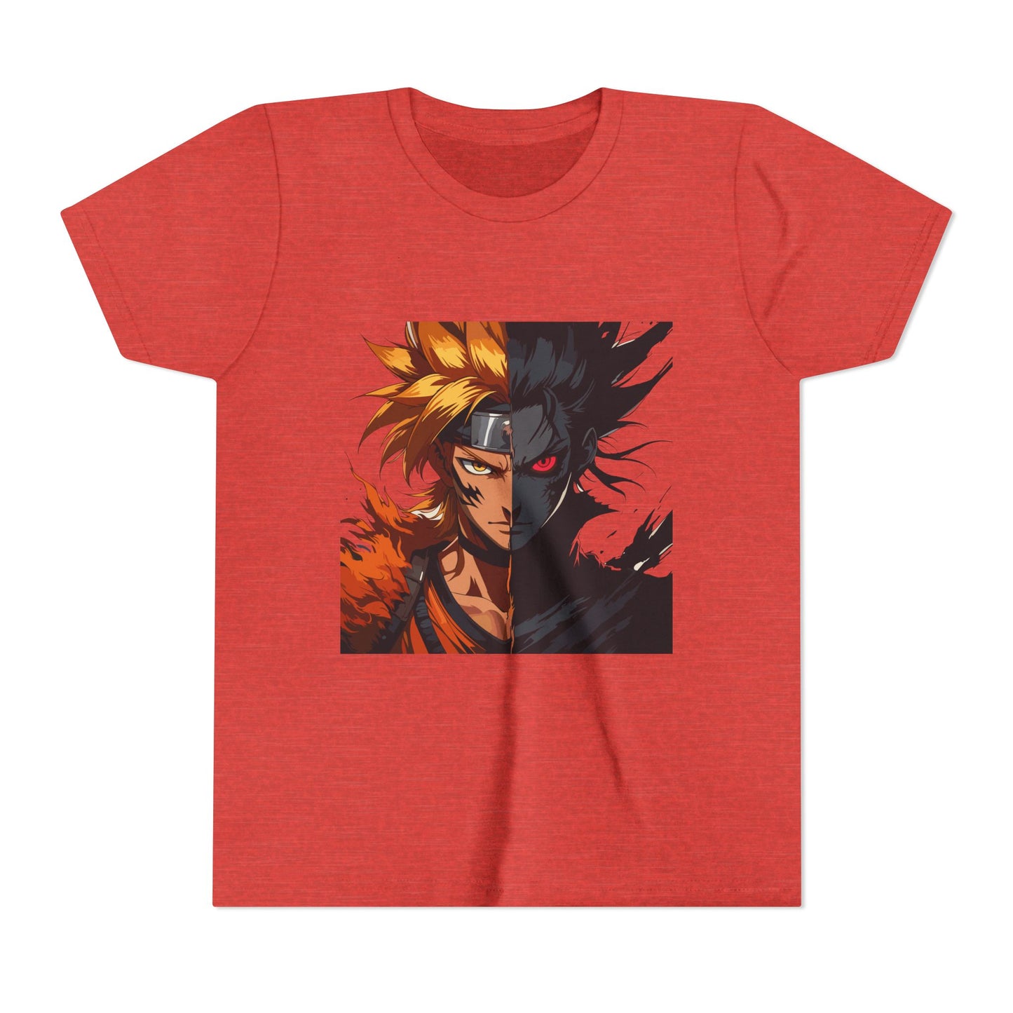 Youth Short Sleeve Anime Tee - Cool Graphic Tee, Gift for Kids, Stylish Summer Shirt, Trendy Youth Apparel, Anime Lovers T-Shirt