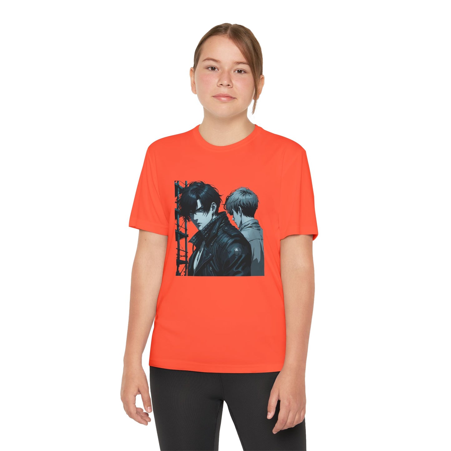 Youth Competitor Tee, Cool Graphic Tee, Urban Youth Shirt, Trendy Casual Wear, Unique Style T-Shirt, Statement Youth Apparel