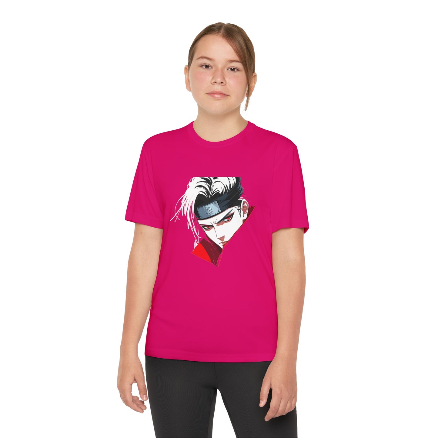 Youth Anime Fighter Tee, Cool Youth T-Shirt, Graphic Tee for Kids, Competition Shirt, Gift for Young Athletes
