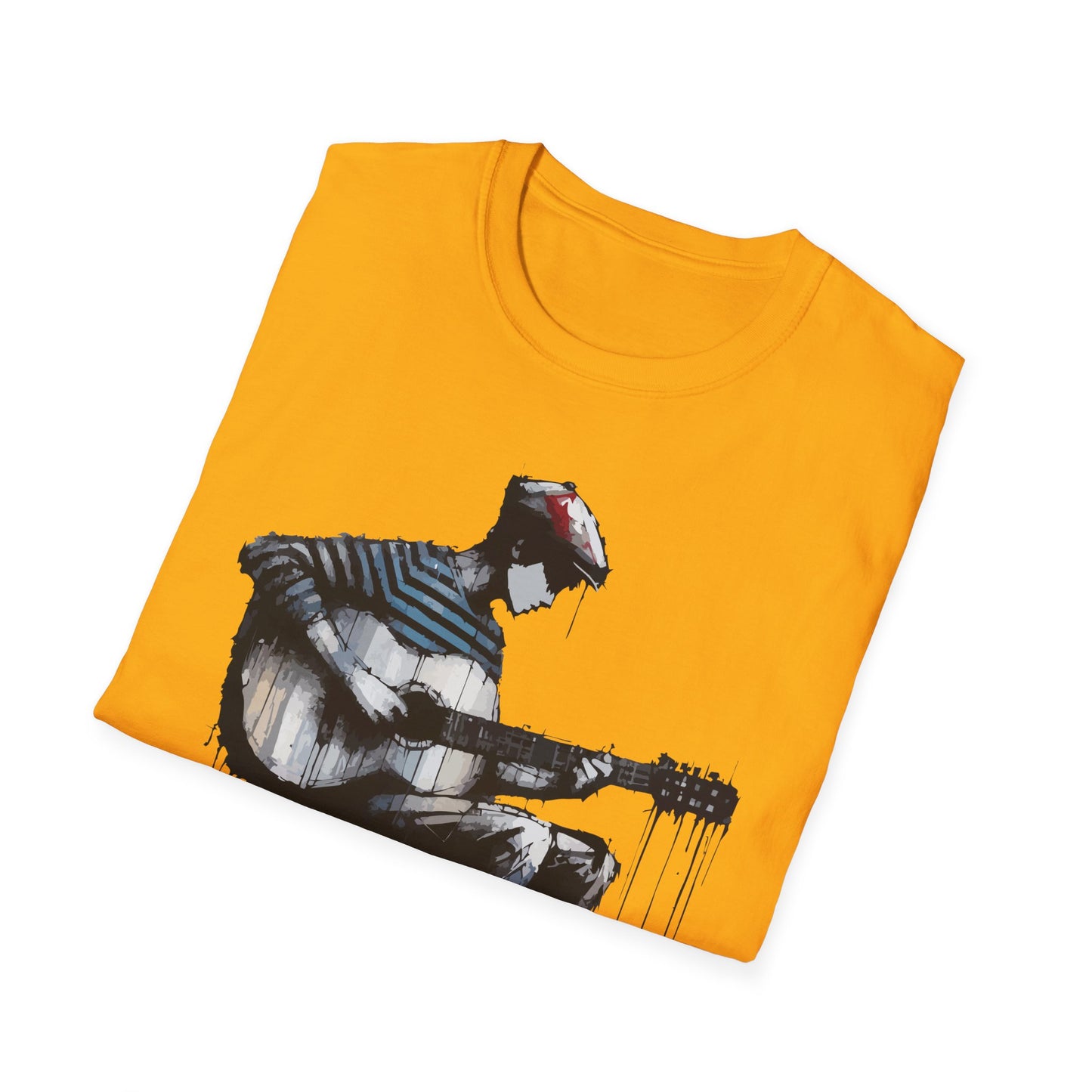 Artistic Guitarist Unisex T-Shirt | Music Lover Gift, Casual Wear, Festival Apparel, Creative Style, Unique Design
