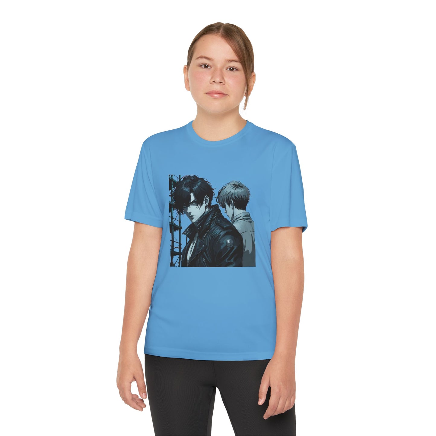 Youth Competitor Tee, Cool Graphic Tee, Urban Youth Shirt, Trendy Casual Wear, Unique Style T-Shirt, Statement Youth Apparel