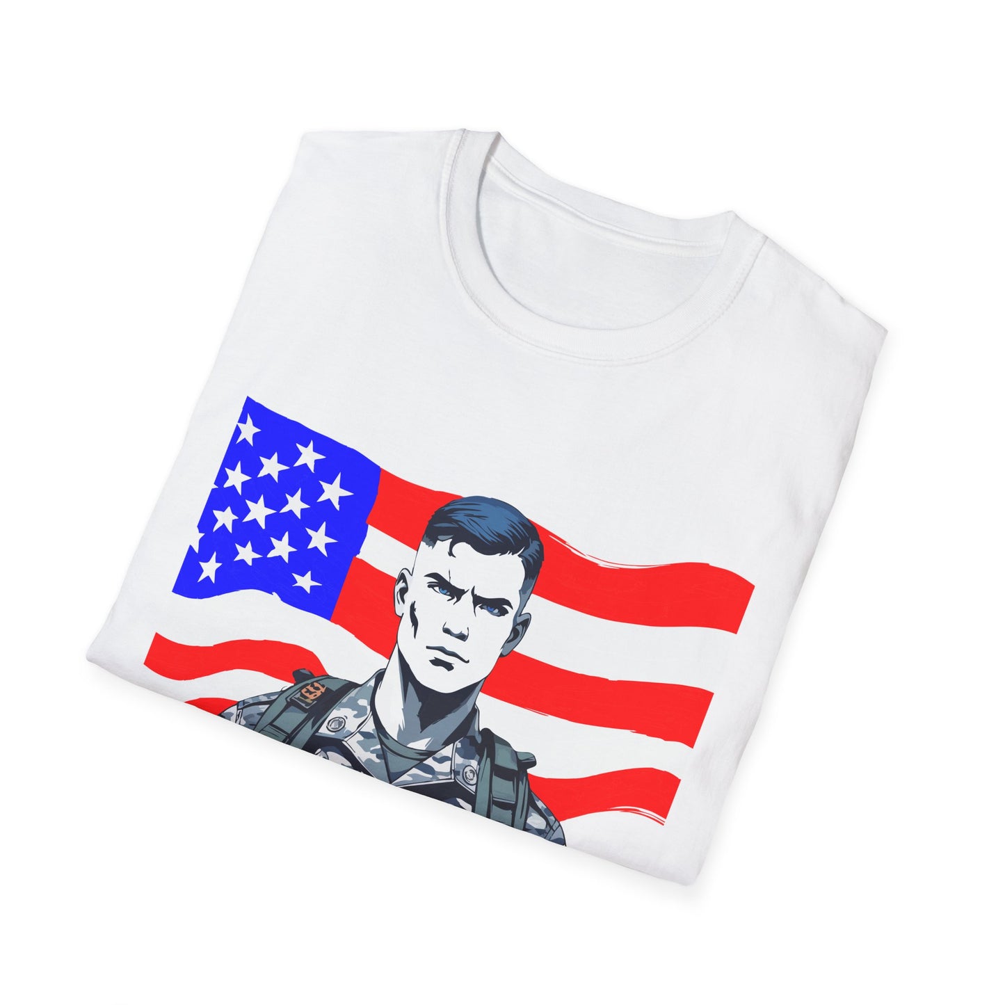 Patriotic Graphic Tee - I Bleed for a Cause, Veteran's Day Gift, Casual Wear, Unisex T-Shirt, Military Pride