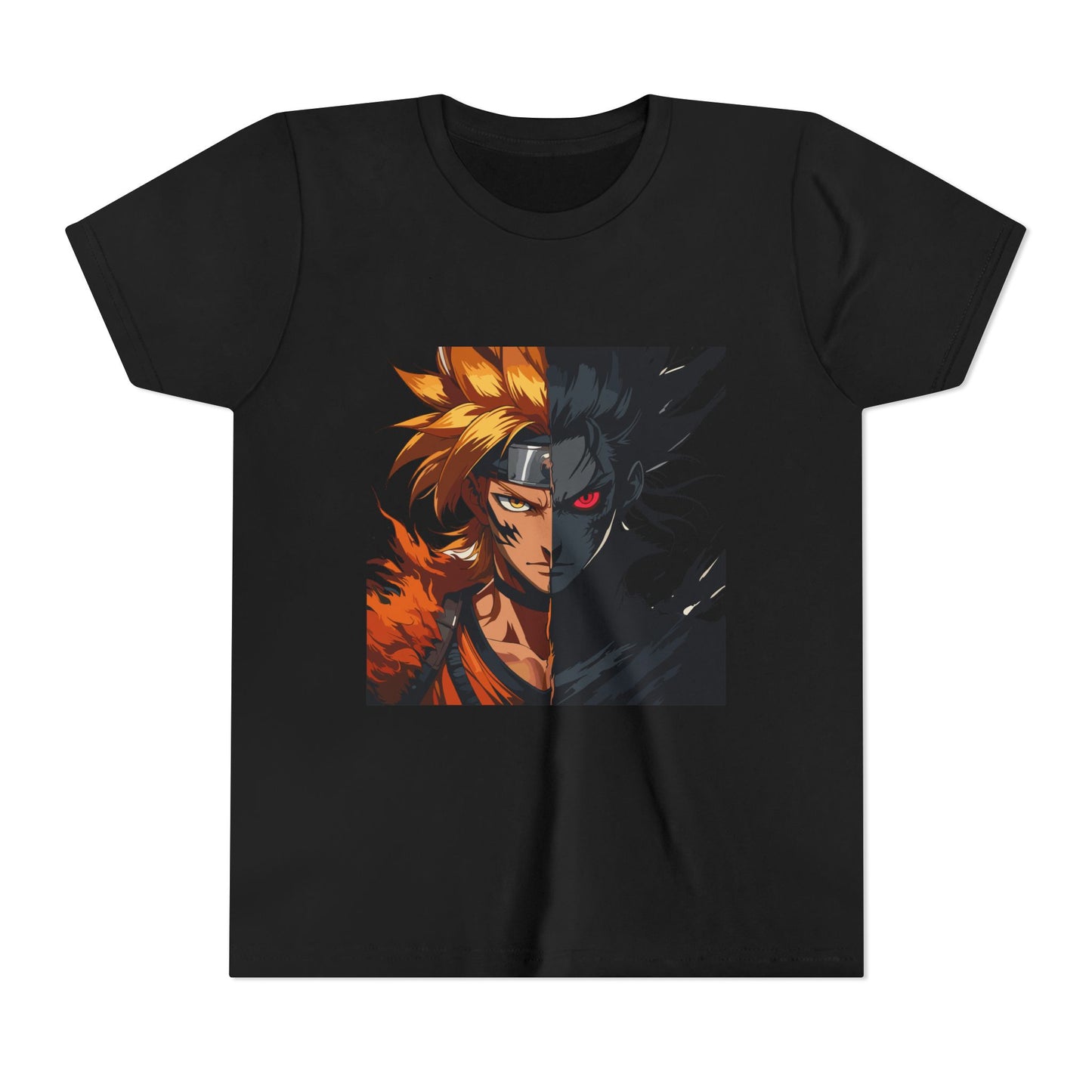 Youth Short Sleeve Anime Tee - Cool Graphic Tee, Gift for Kids, Stylish Summer Shirt, Trendy Youth Apparel, Anime Lovers T-Shirt