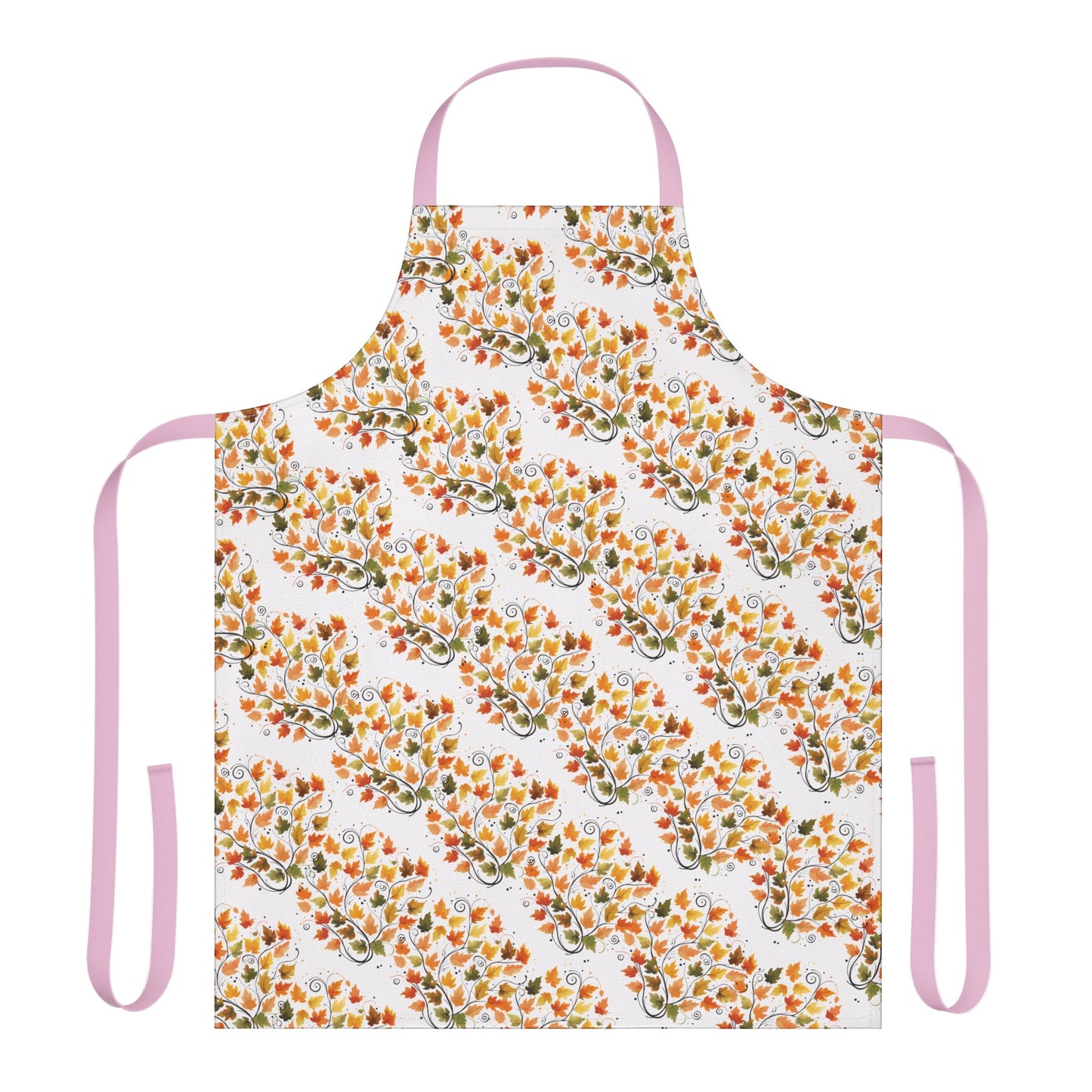 Vibrant Floral Apron with 5-Color Straps, Kitchen Gift, Cooking Apron, Chef Apron, Gardening Gift, Culinary Essentials