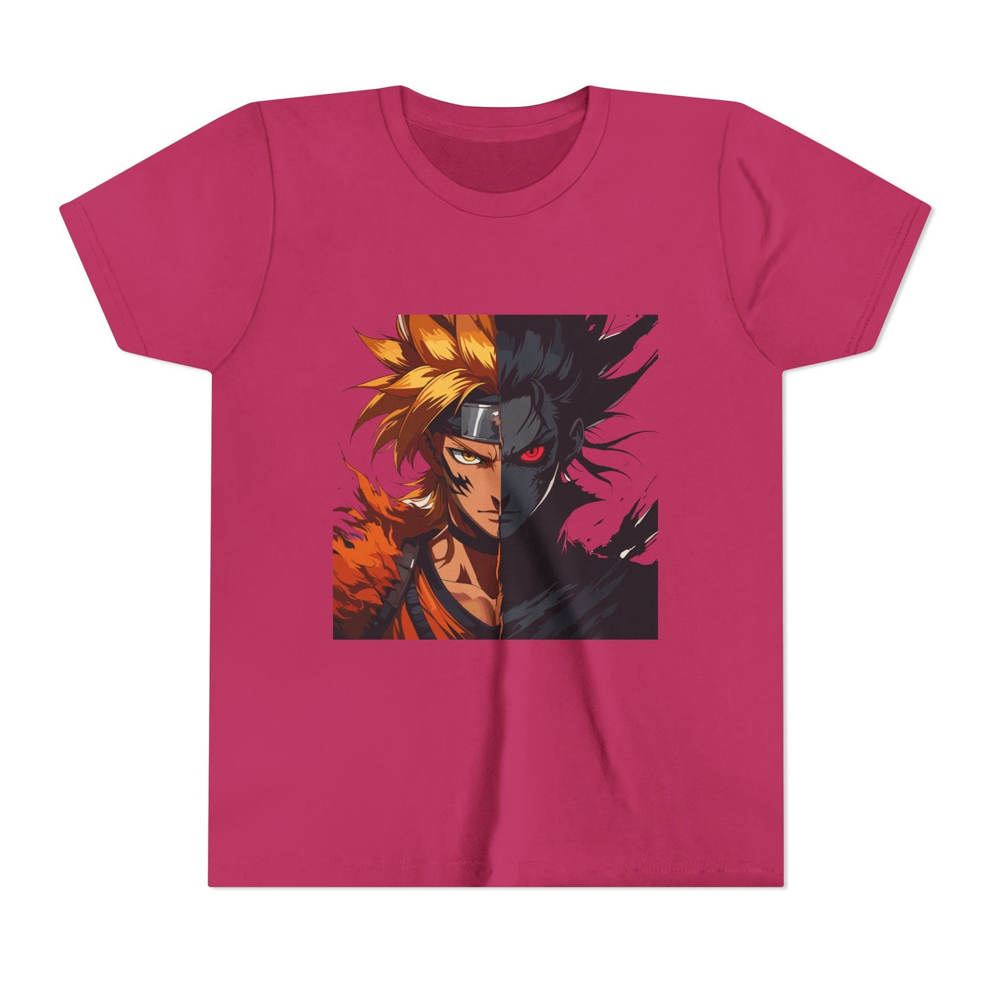 Youth Short Sleeve Anime Tee - Cool Graphic Tee, Gift for Kids, Stylish Summer Shirt, Trendy Youth Apparel, Anime Lovers T-Shirt