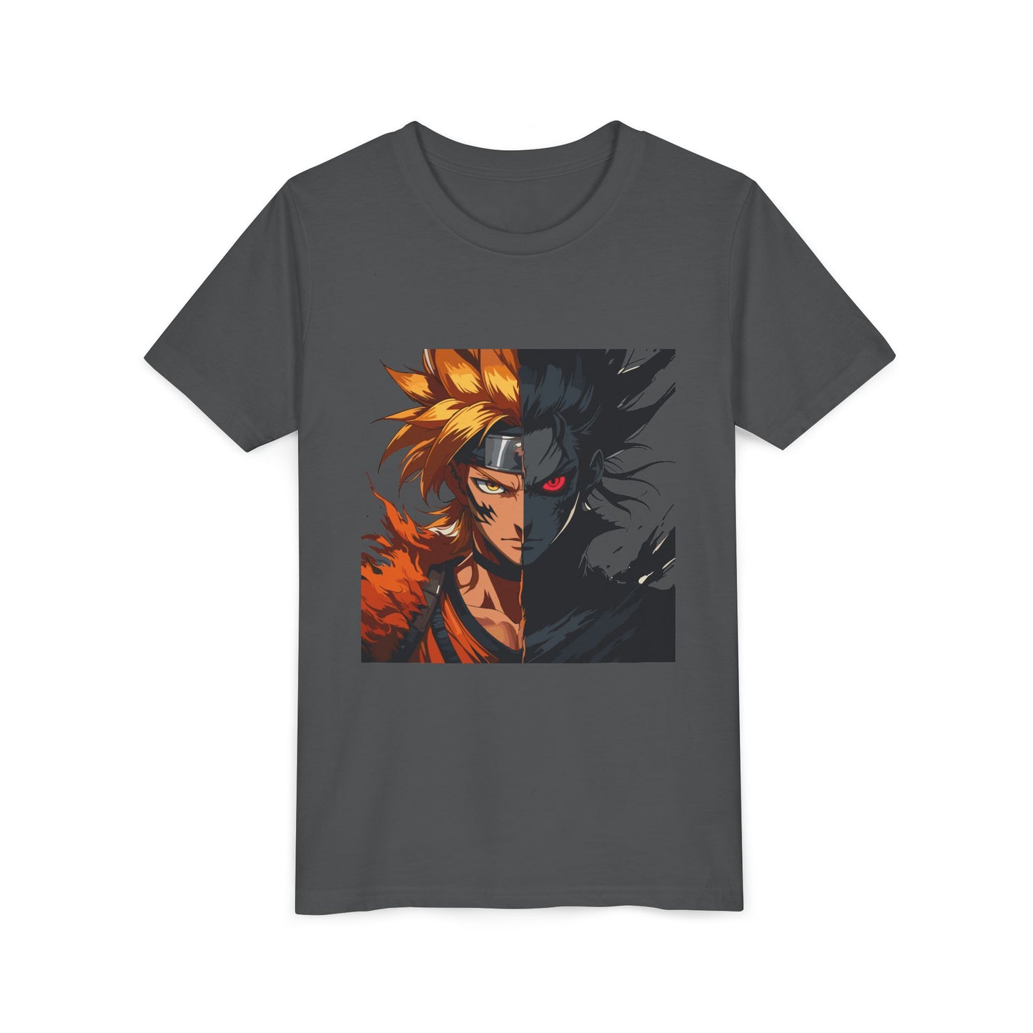 Youth Short Sleeve Anime Tee - Cool Graphic Tee, Gift for Kids, Stylish Summer Shirt, Trendy Youth Apparel, Anime Lovers T-Shirt