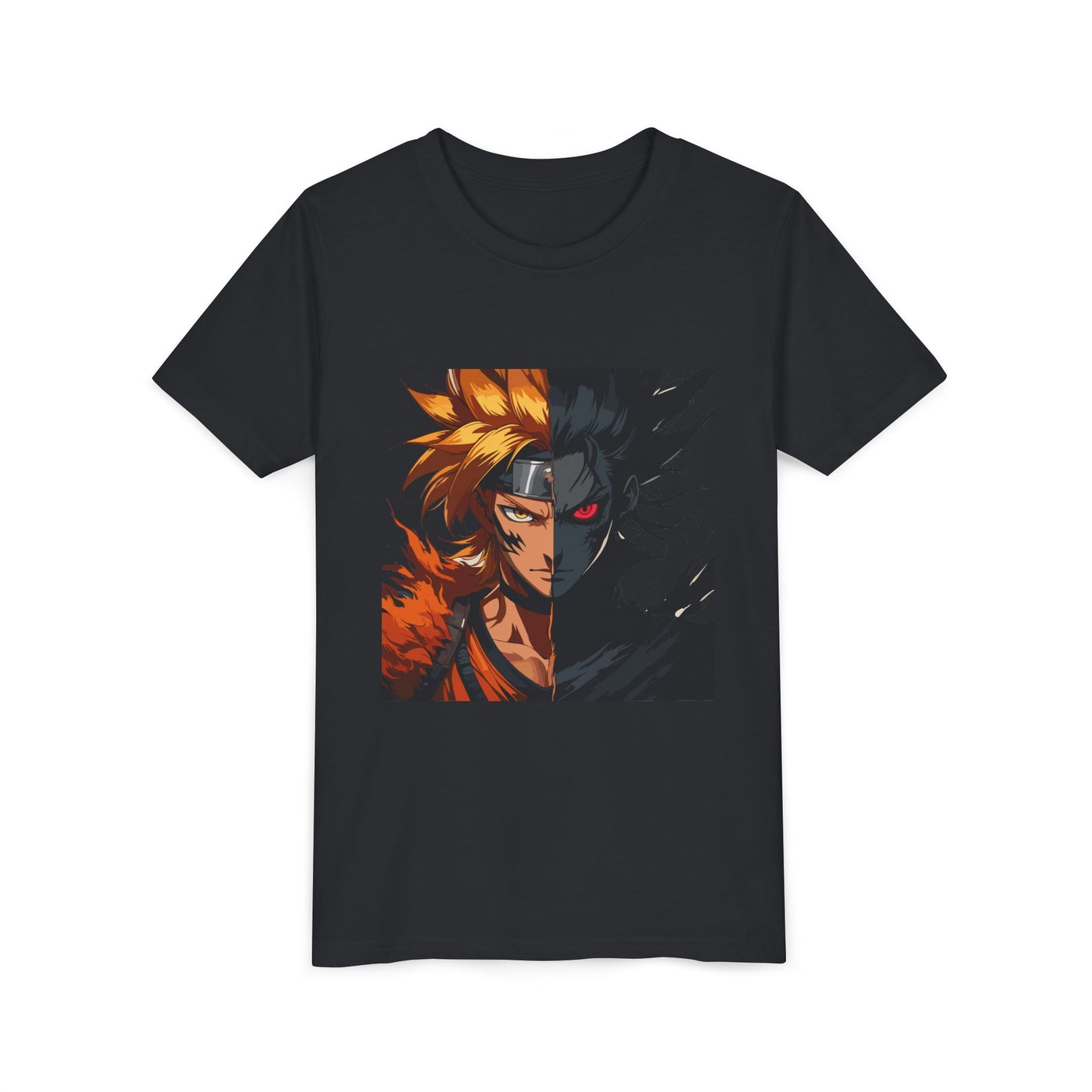 Youth Short Sleeve Anime Tee - Cool Graphic Tee, Gift for Kids, Stylish Summer Shirt, Trendy Youth Apparel, Anime Lovers T-Shirt