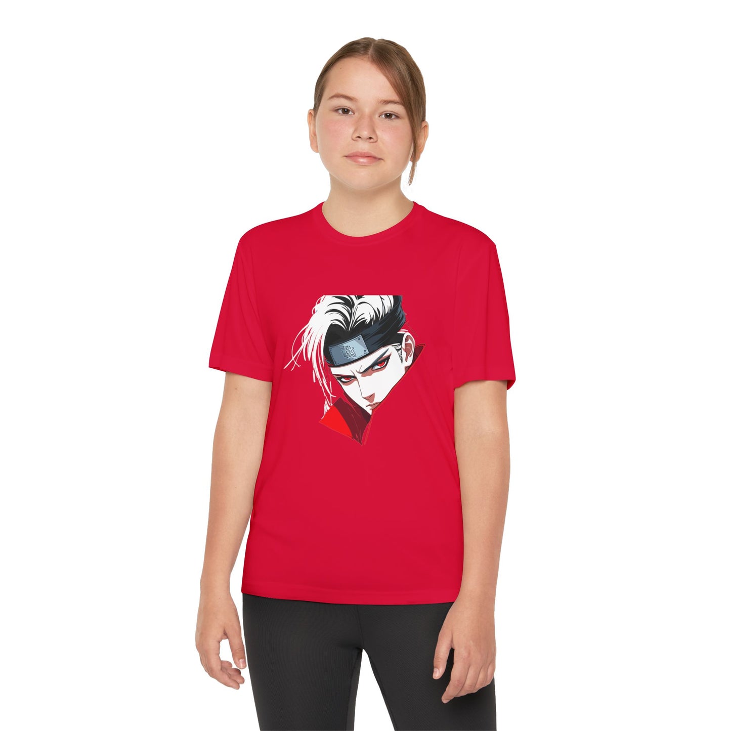 Youth Anime Fighter Tee, Cool Youth T-Shirt, Graphic Tee for Kids, Competition Shirt, Gift for Young Athletes