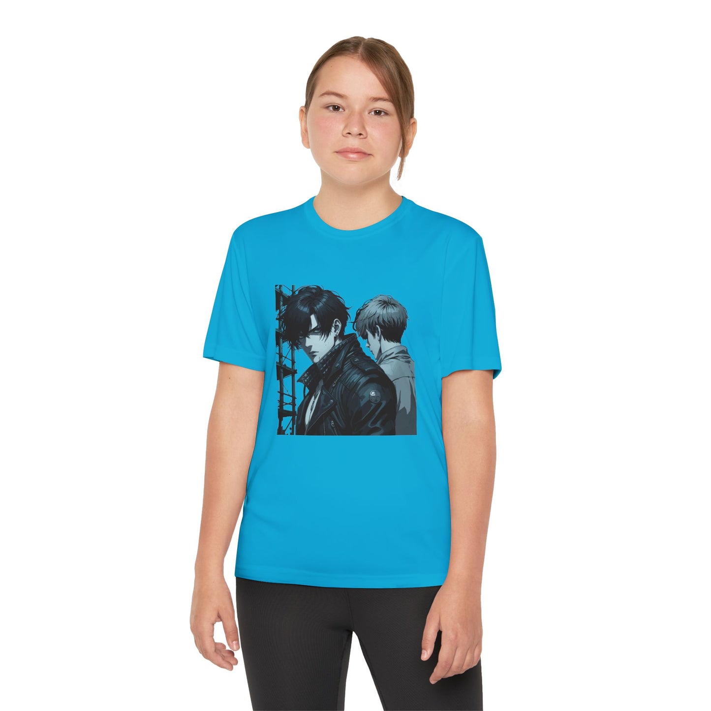 Youth Competitor Tee, Cool Graphic Tee, Urban Youth Shirt, Trendy Casual Wear, Unique Style T-Shirt, Statement Youth Apparel