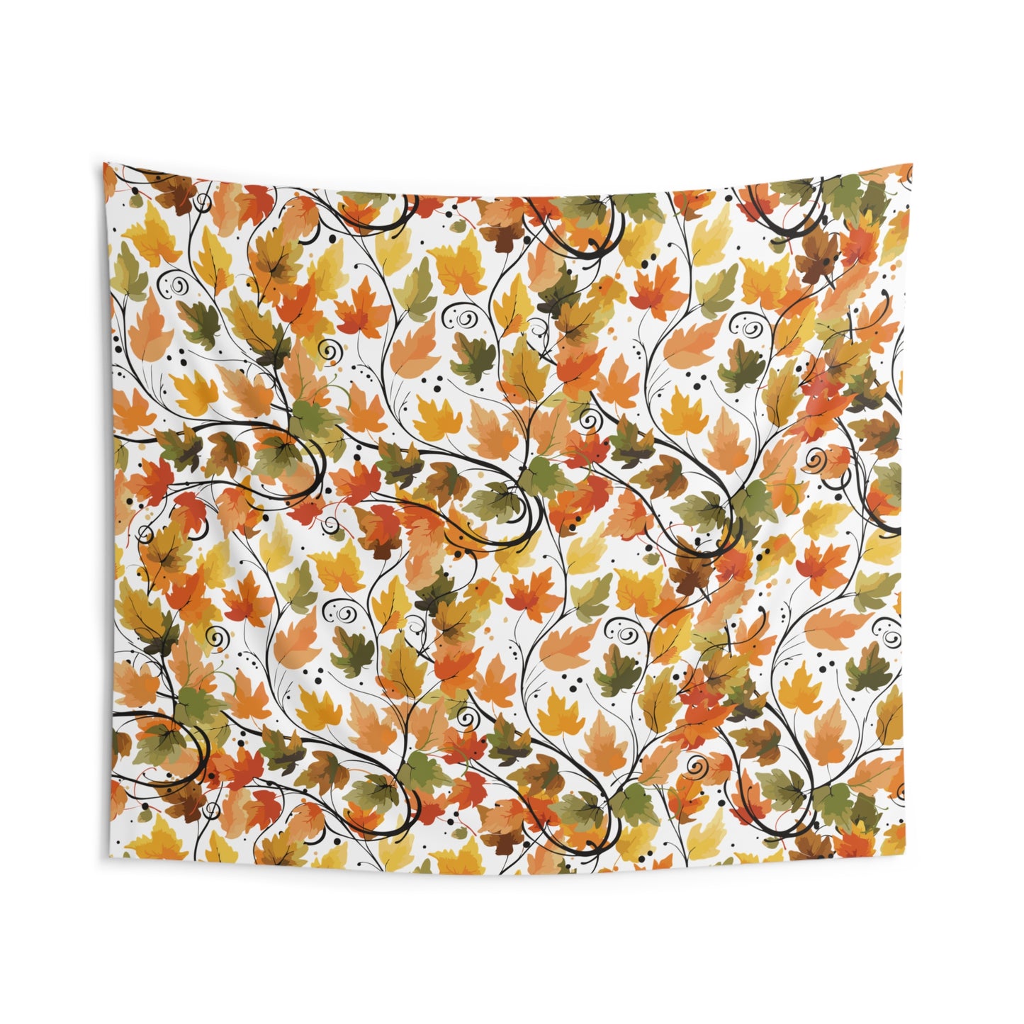 Autumn Leaf Wall Tapestry - Cozy Home Decor, Nature-Inspired Art, Fall Aesthetic, Seasonal Room Accent, Perfect for Thanksgiving