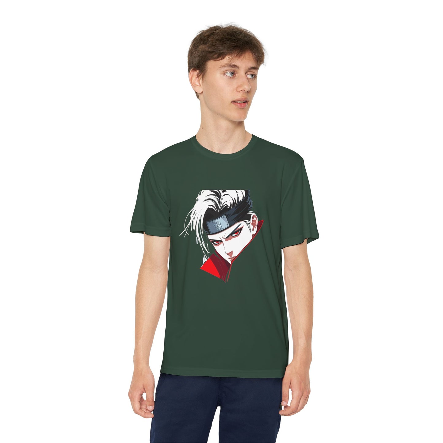 Youth Anime Fighter Tee, Cool Youth T-Shirt, Graphic Tee for Kids, Competition Shirt, Gift for Young Athletes