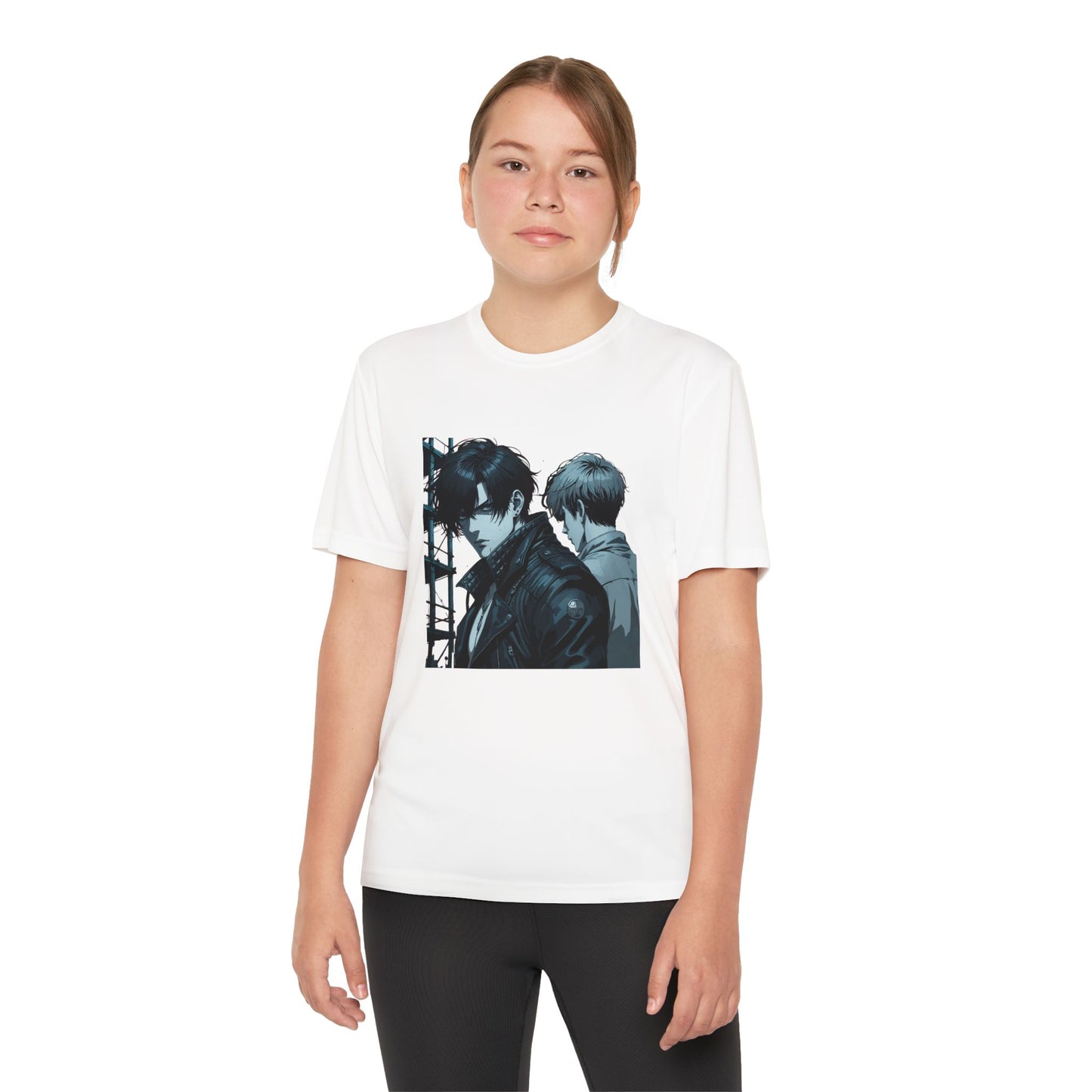 Youth Competitor Tee, Cool Graphic Tee, Urban Youth Shirt, Trendy Casual Wear, Unique Style T-Shirt, Statement Youth Apparel