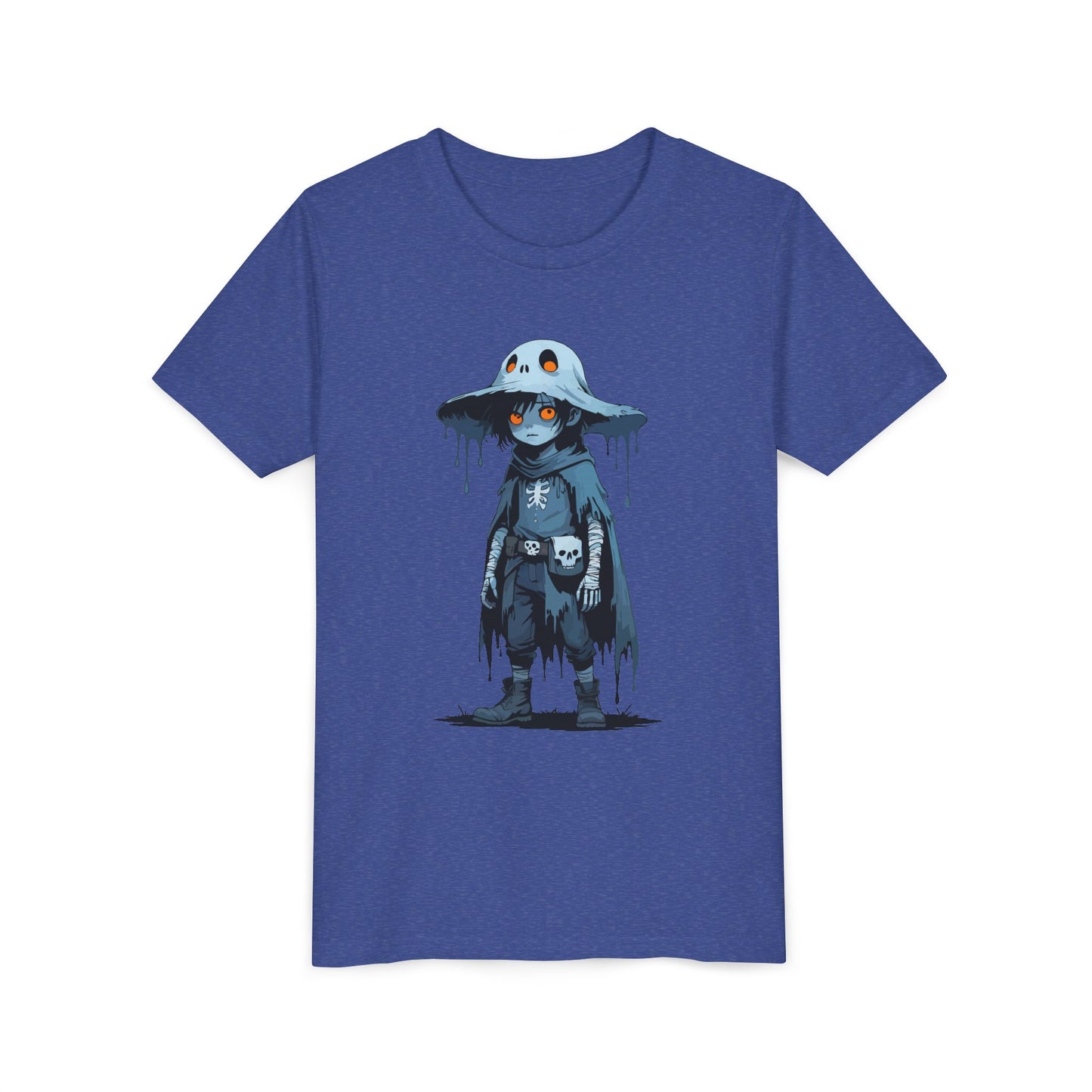 Youth Short Sleeve Graphic Tee, Cool Cartoon T-Shirt for Kids, Unique Gift for Birthdays, Halloween, Playtime, Easygoing Style