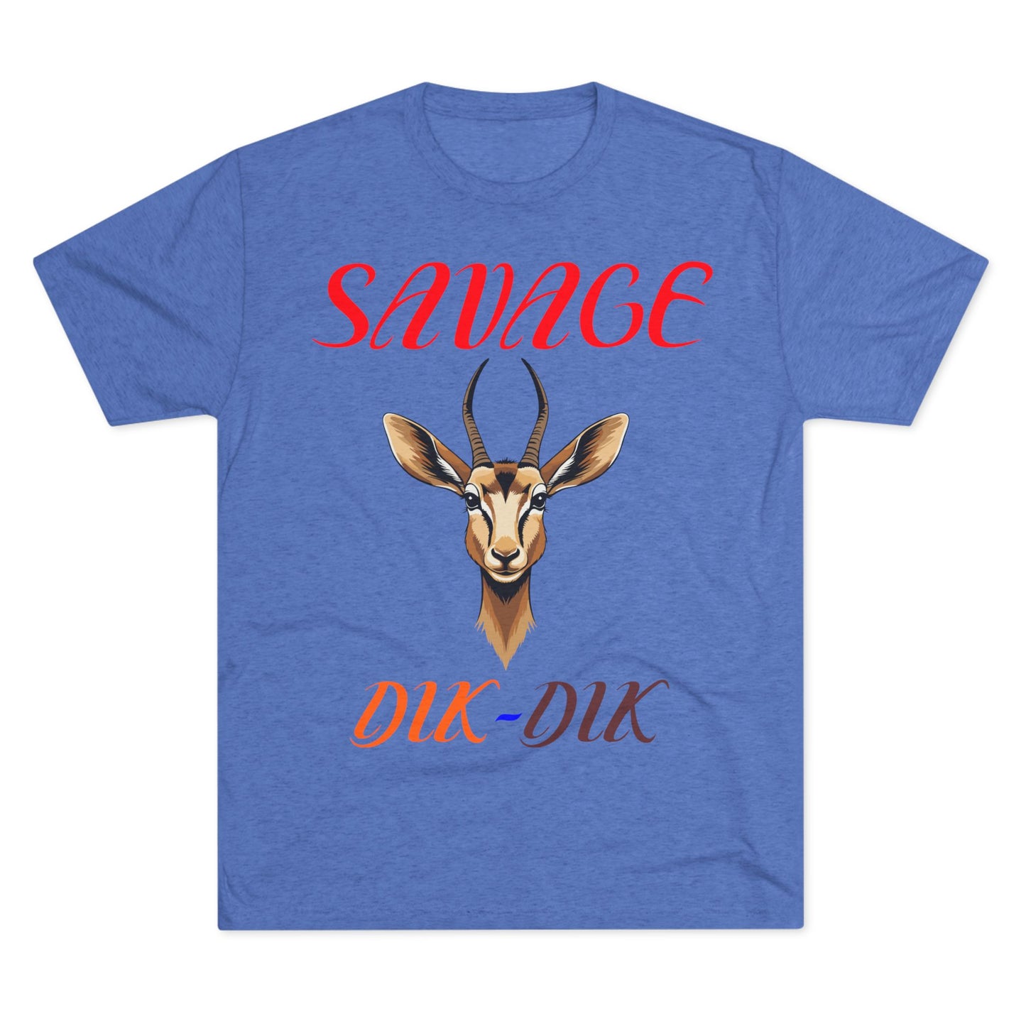 Savage Dik-Dik Unisex Tee - Trendy Graphic T-Shirt, Perfect for Casual Wear, Gift for Wildlife Lovers, Fun Statement Tee