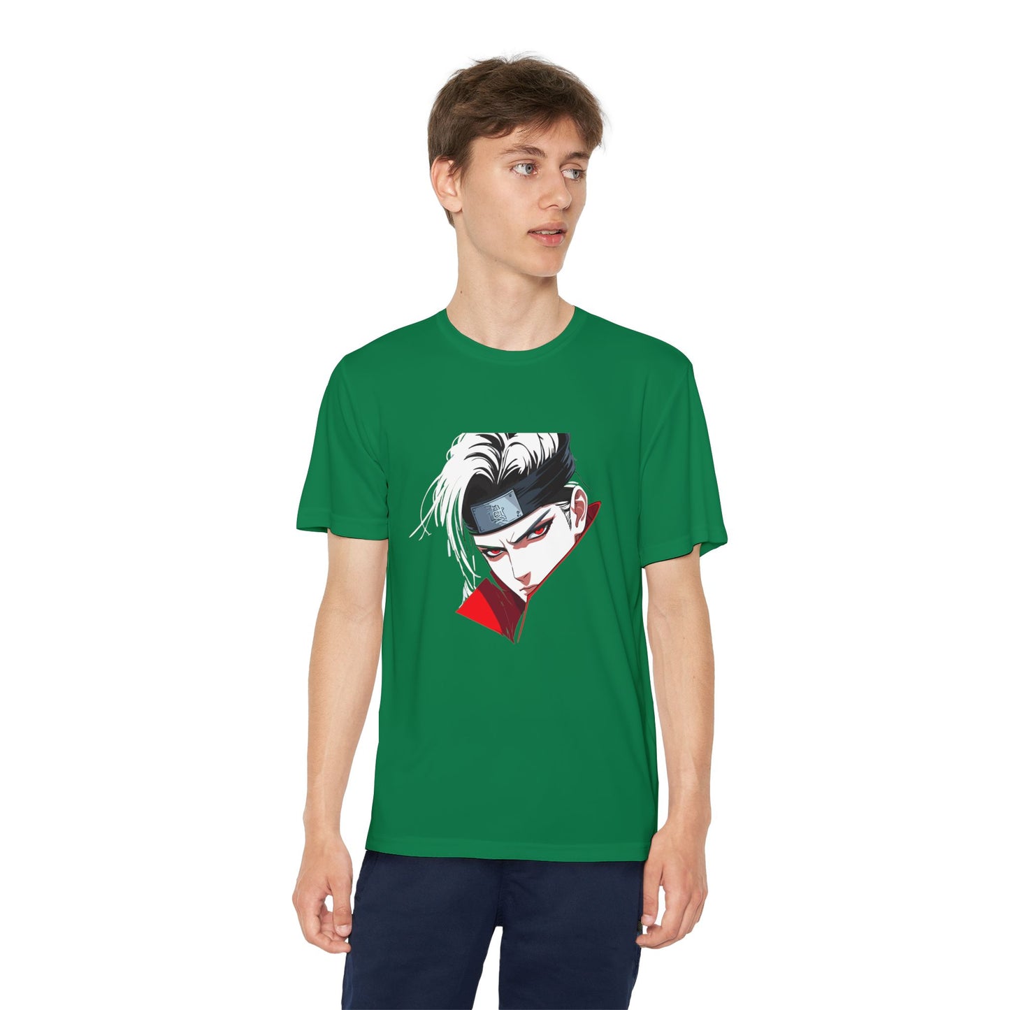 Youth Anime Fighter Tee, Cool Youth T-Shirt, Graphic Tee for Kids, Competition Shirt, Gift for Young Athletes