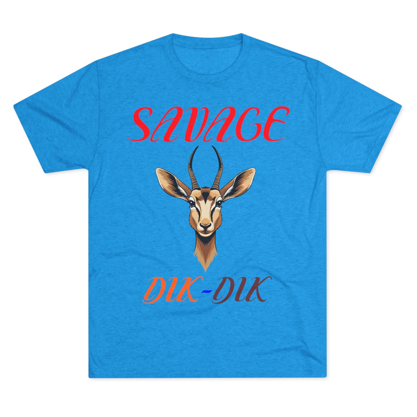 Savage Dik-Dik Unisex Tee - Trendy Graphic T-Shirt, Perfect for Casual Wear, Gift for Wildlife Lovers, Fun Statement Tee