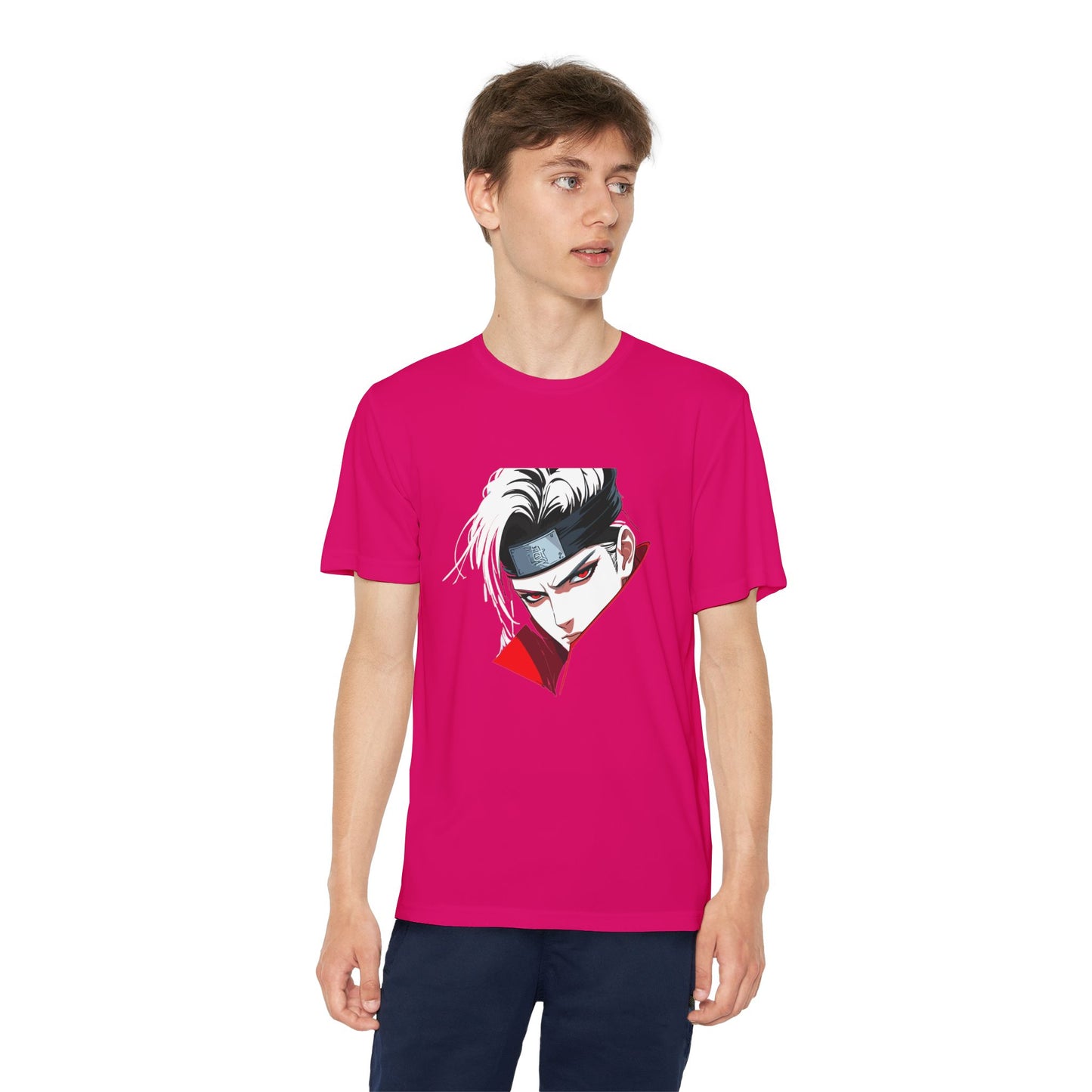 Youth Anime Fighter Tee, Cool Youth T-Shirt, Graphic Tee for Kids, Competition Shirt, Gift for Young Athletes