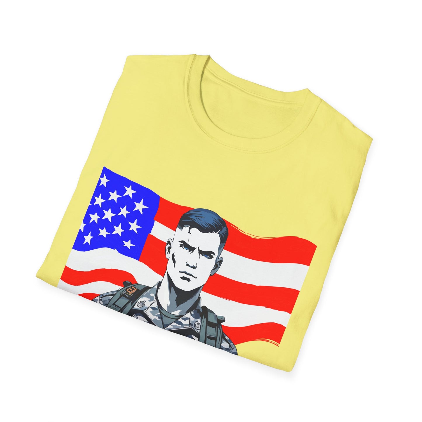 Patriotic Graphic Tee - I Bleed for a Cause, Veteran's Day Gift, Casual Wear, Unisex T-Shirt, Military Pride
