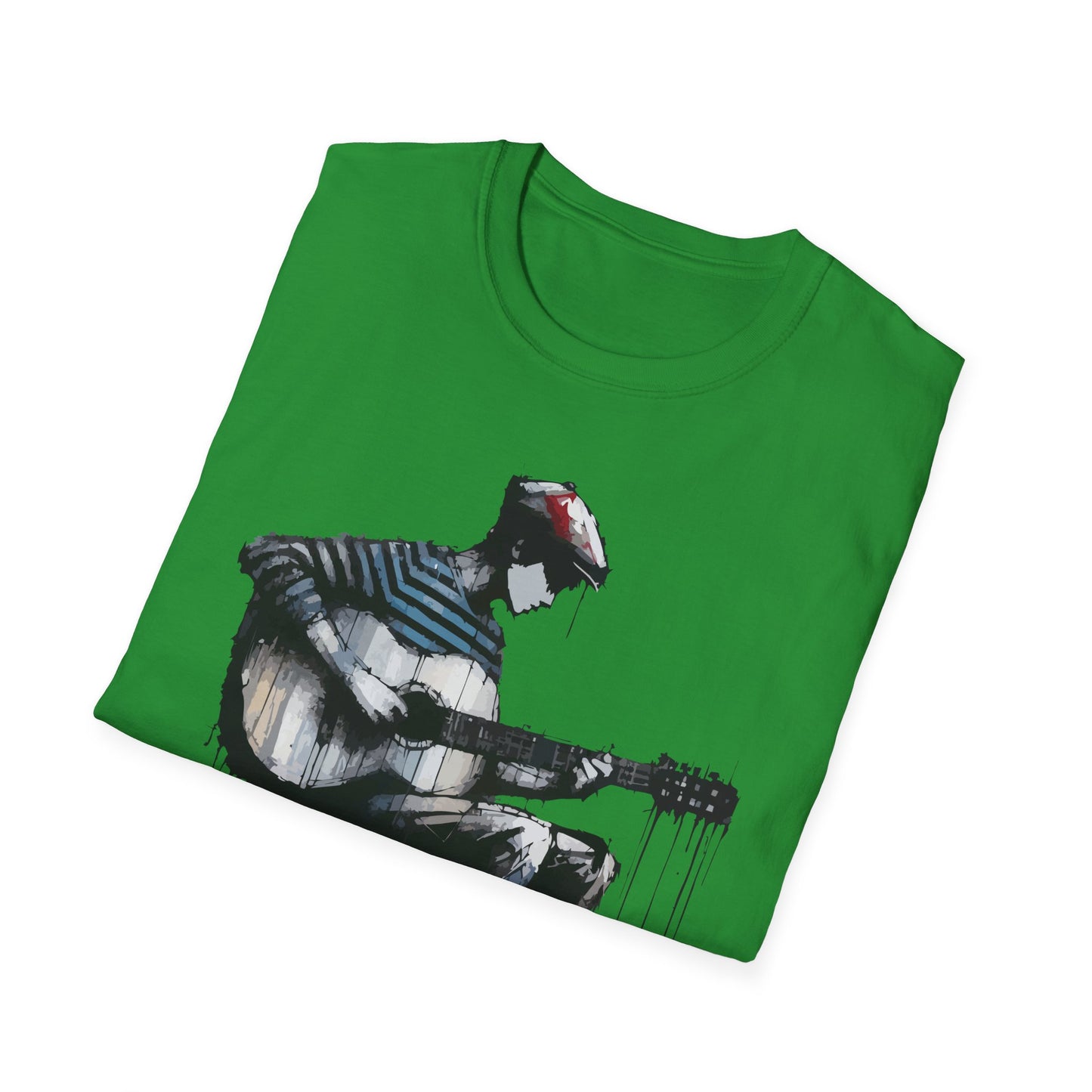 Artistic Guitarist Unisex T-Shirt | Music Lover Gift, Casual Wear, Festival Apparel, Creative Style, Unique Design