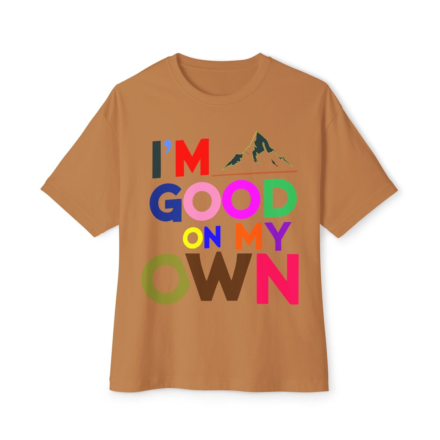 Empowering Oversized Tee, Motivational Tee, Unisex Casual Wear, Confidence Shirt, Gift for Friends, Everyday Wear